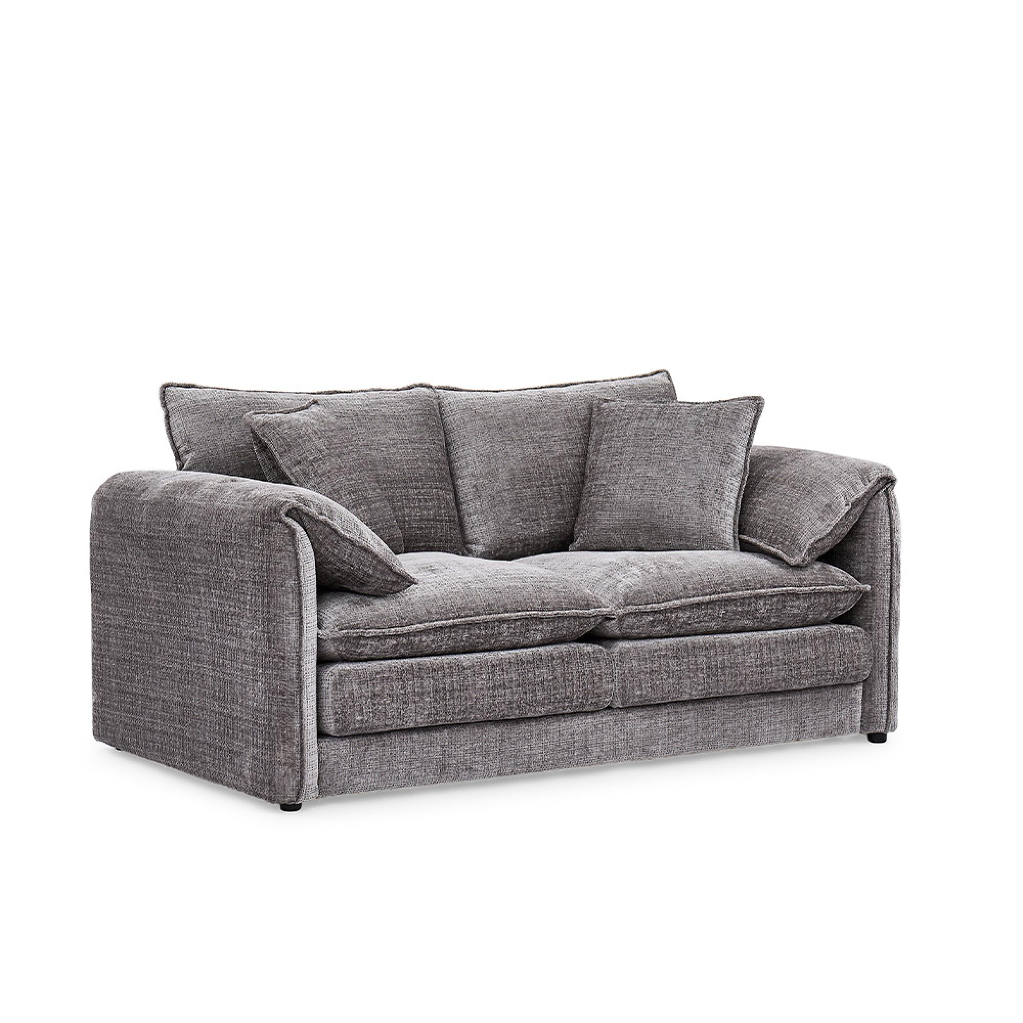 Solaya Sofa - Grey Fabric - 2 Seater