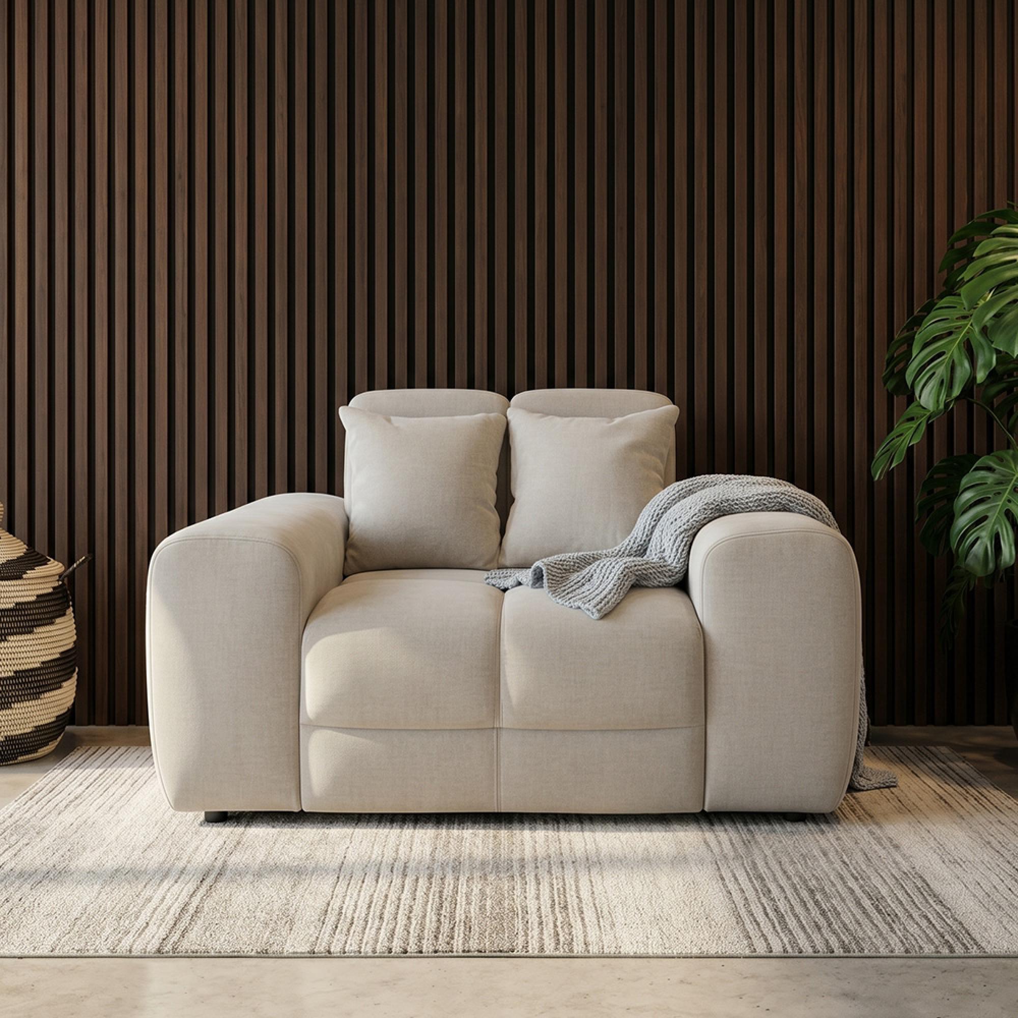 Jacob Armchair - Natural Fabric
