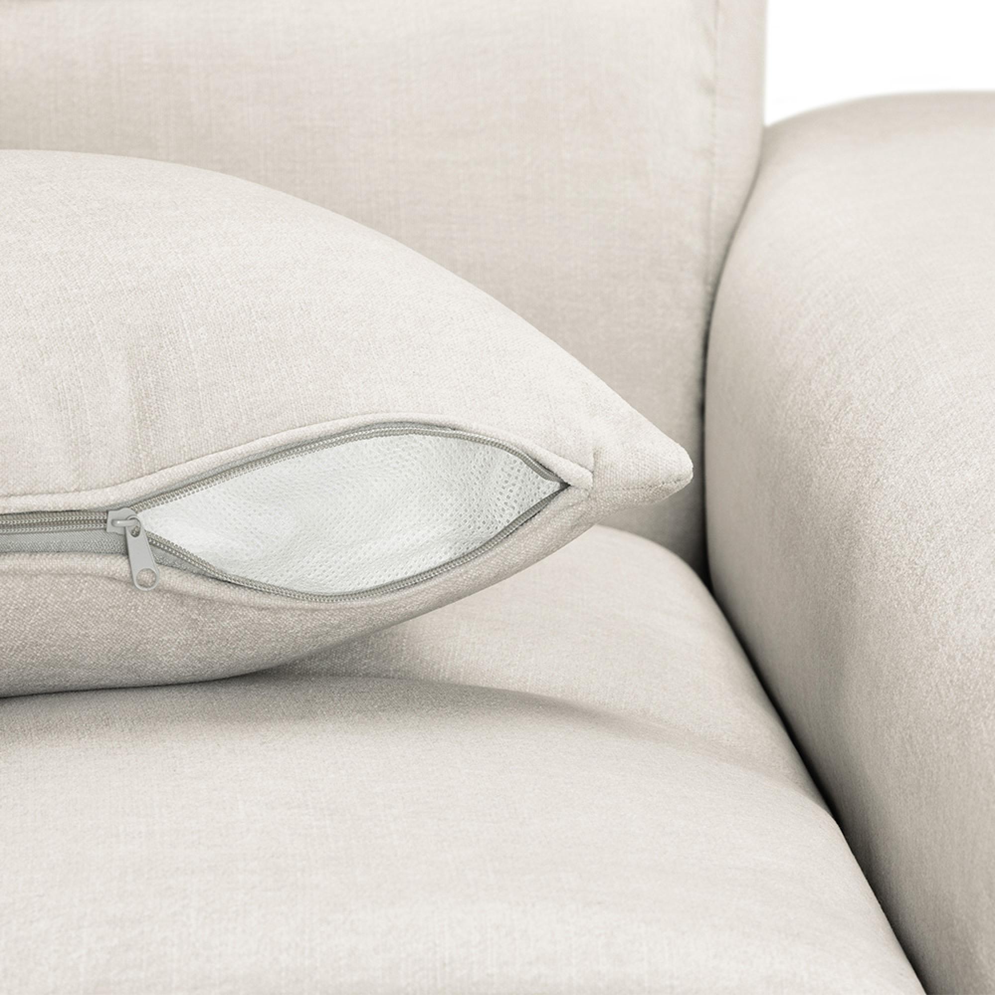 Jacob Corner Sofa - Natural Fabric - LHF