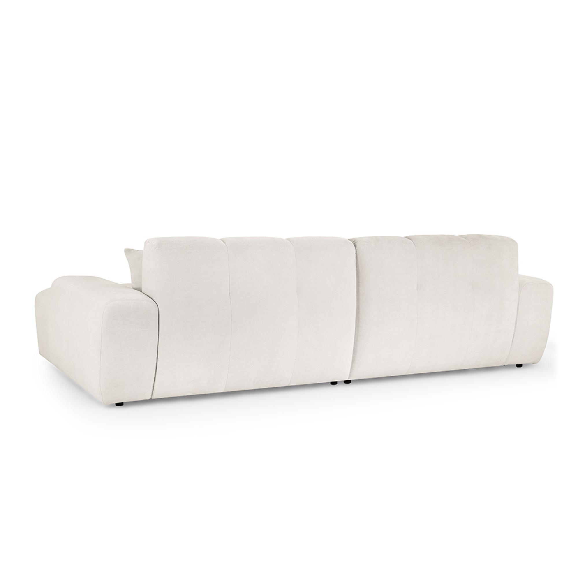Jacob Corner Sofa - Natural Fabric - RHF
