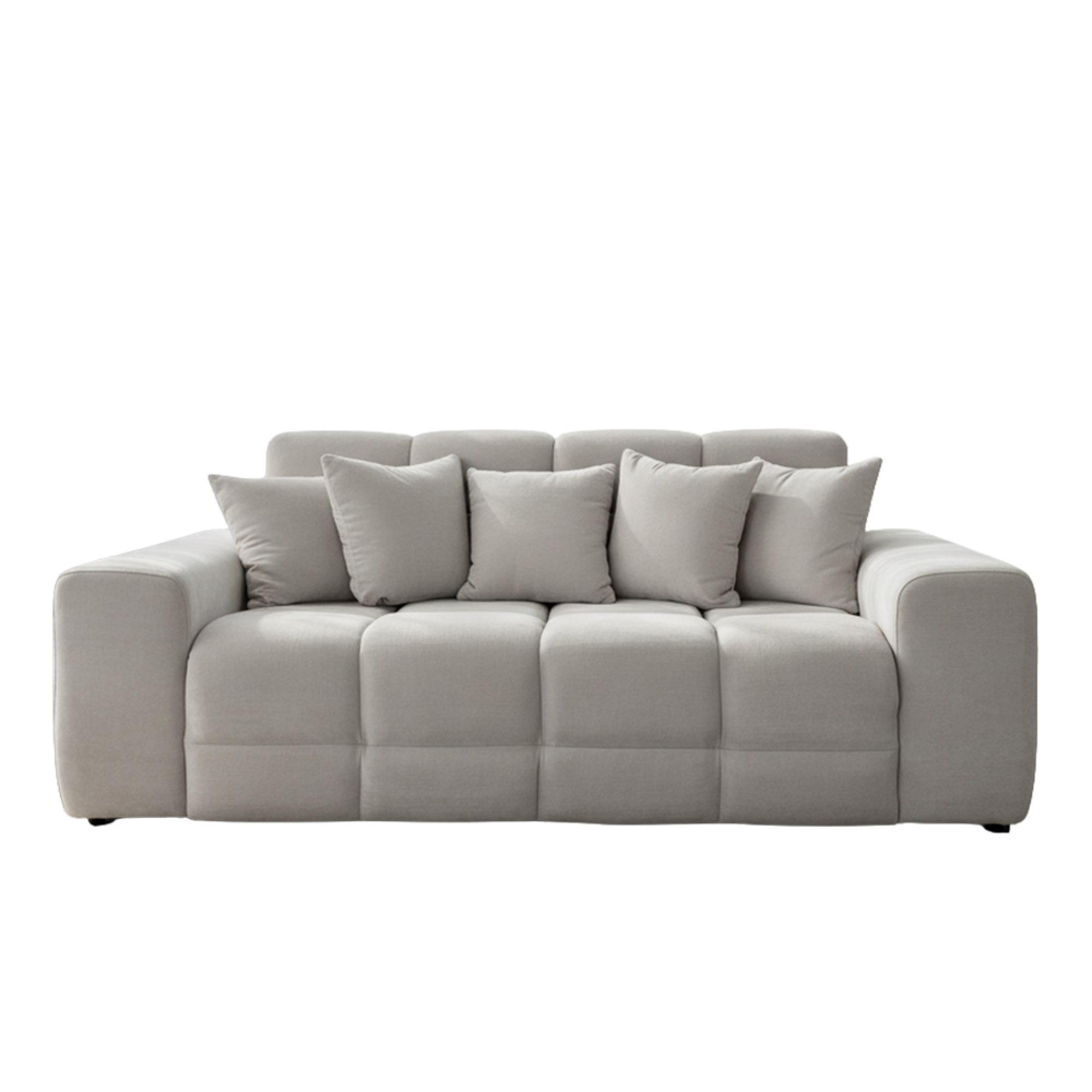 Jacob Sofa - Natural Fabric - 3 Seater
