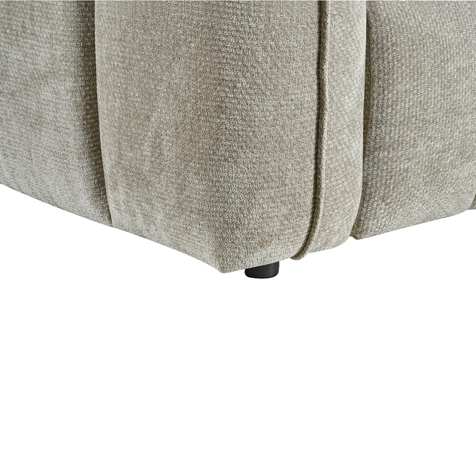 Venice Sofa - Beige Fabric - 2 Seater
