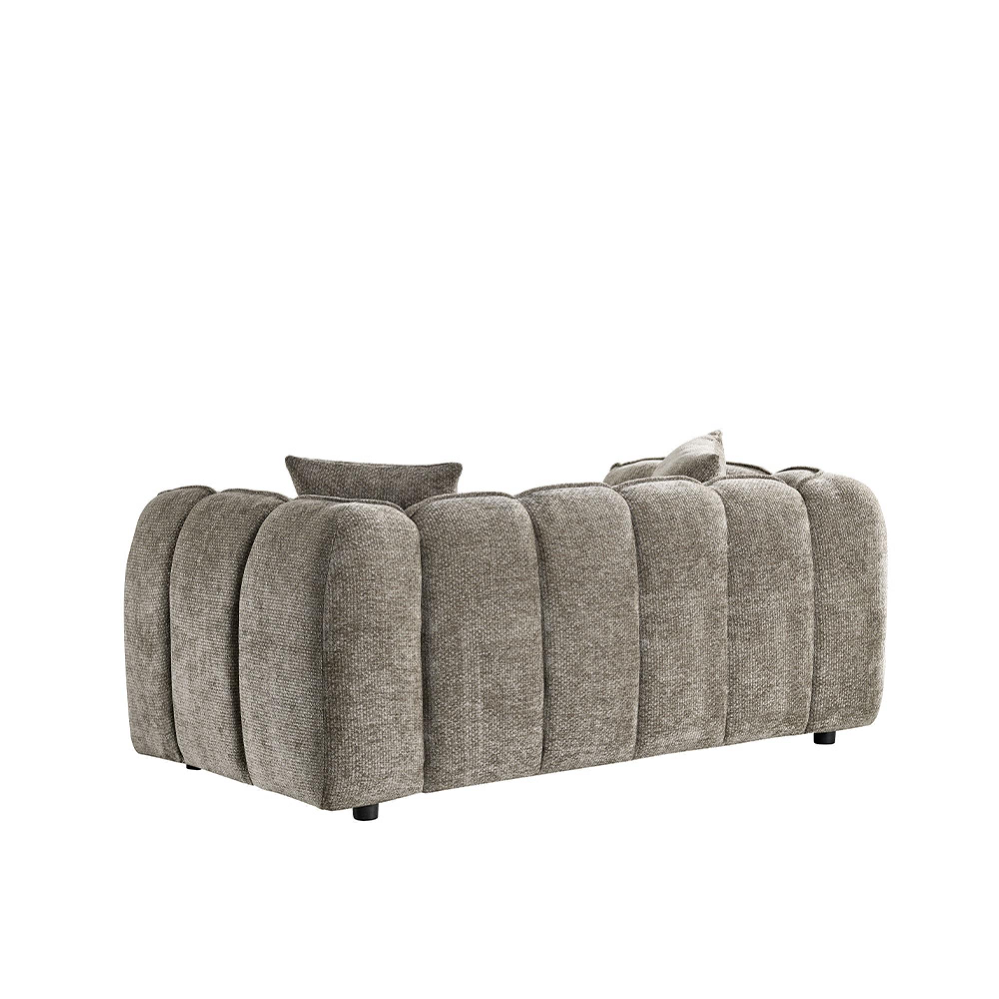 Venice Sofa - Mocha Fabric - 2 Seater