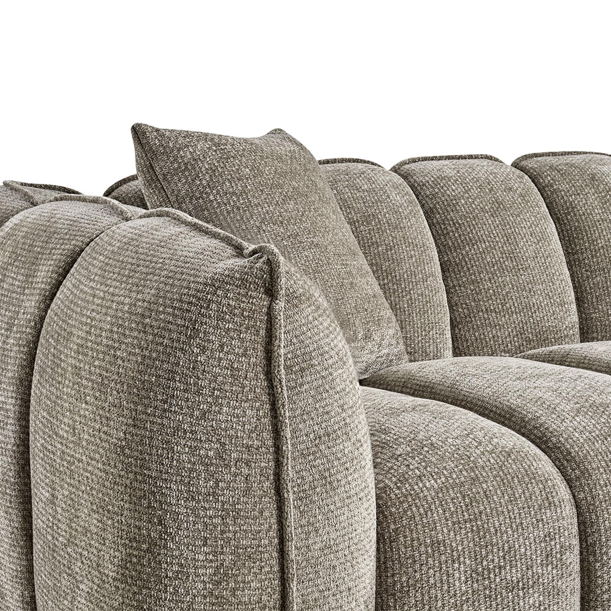 Venice Sofa - Mocha Fabric - 2 Seater