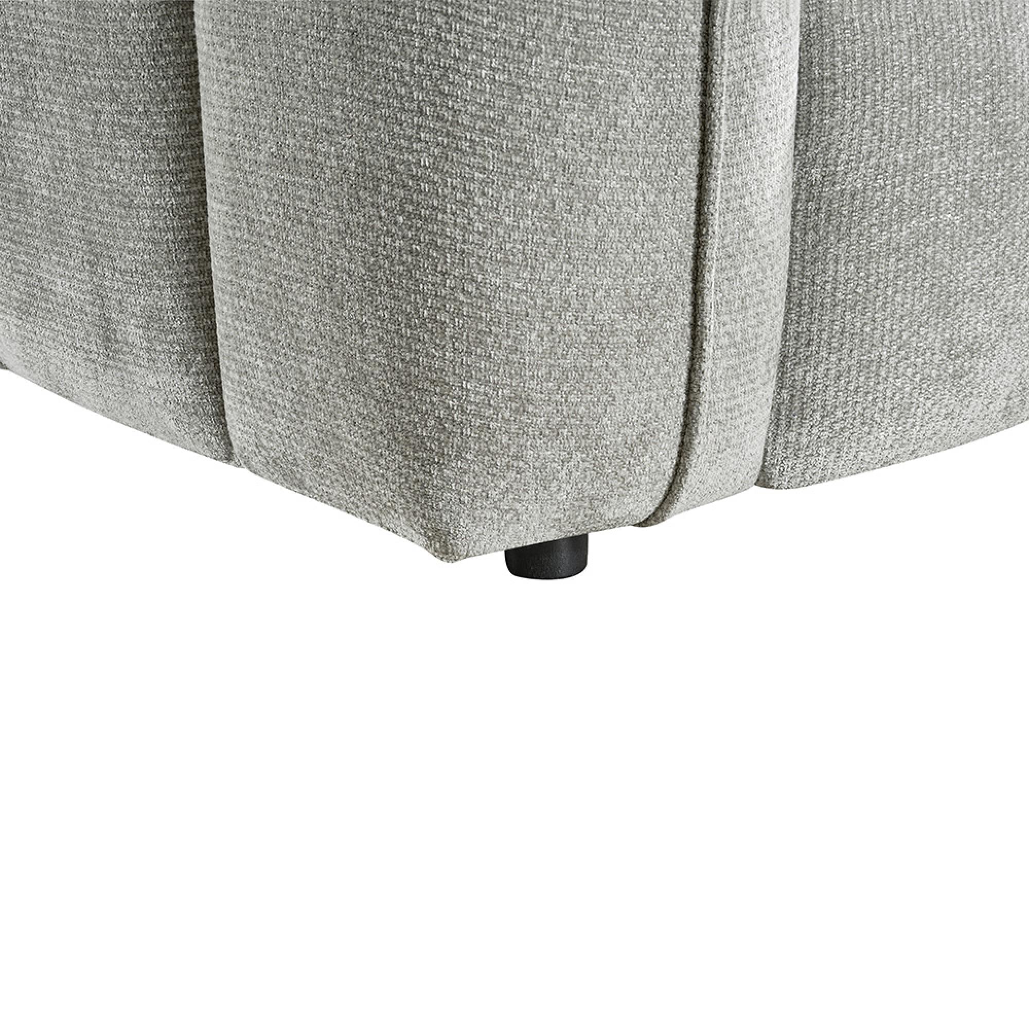 Venice Sofa Set - Grey Fabric - 3+2 Seater