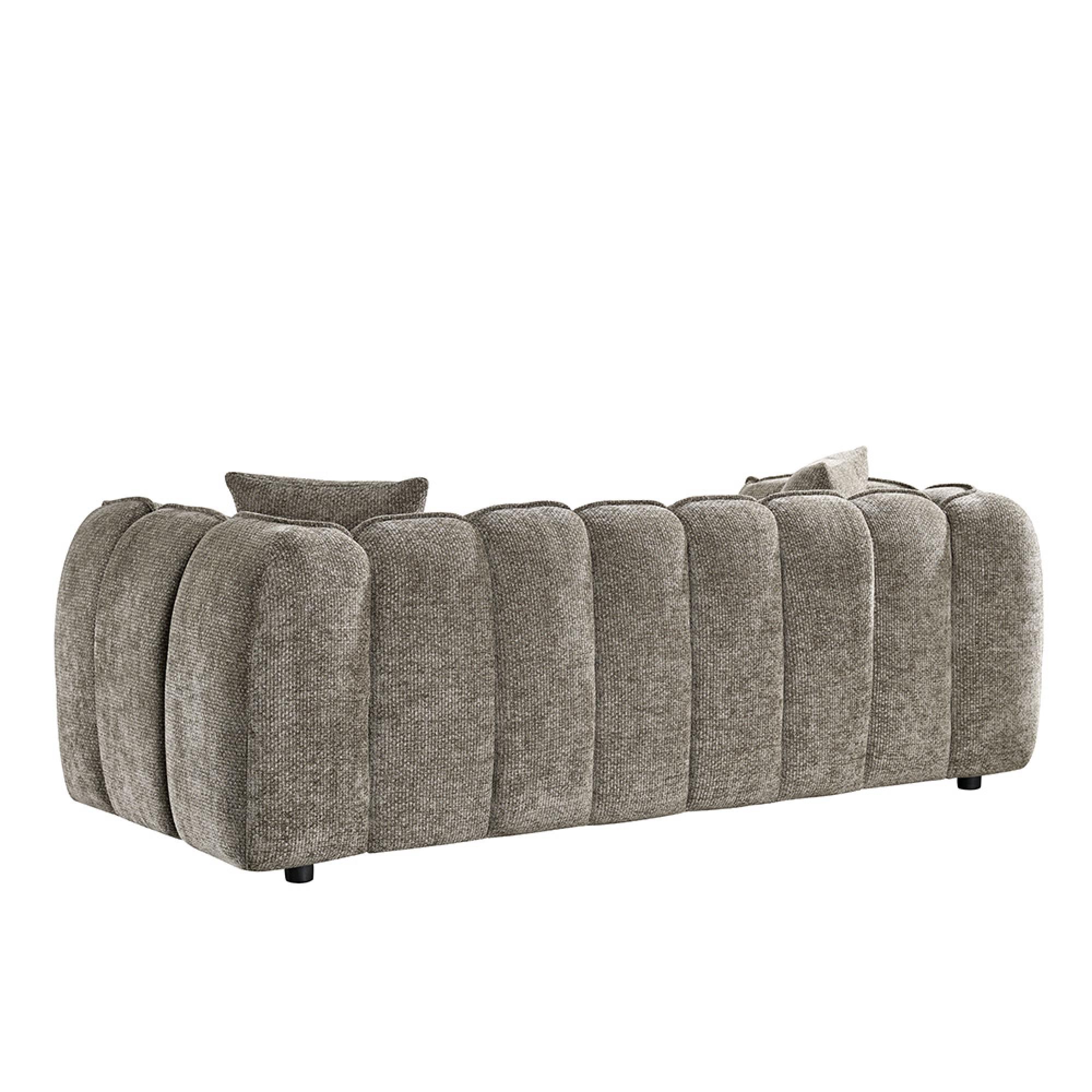 Venice Sofa Set - Mocha Fabric - 3+2+1 Seater