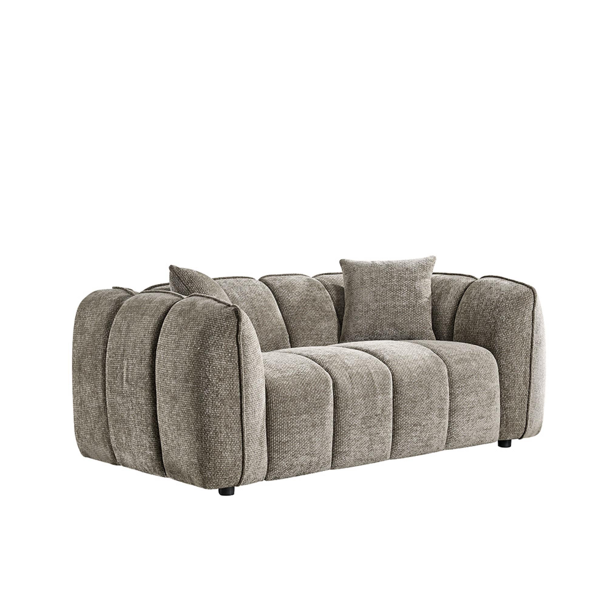Venice Sofa Set - Mocha Fabric - 3+2 Seater