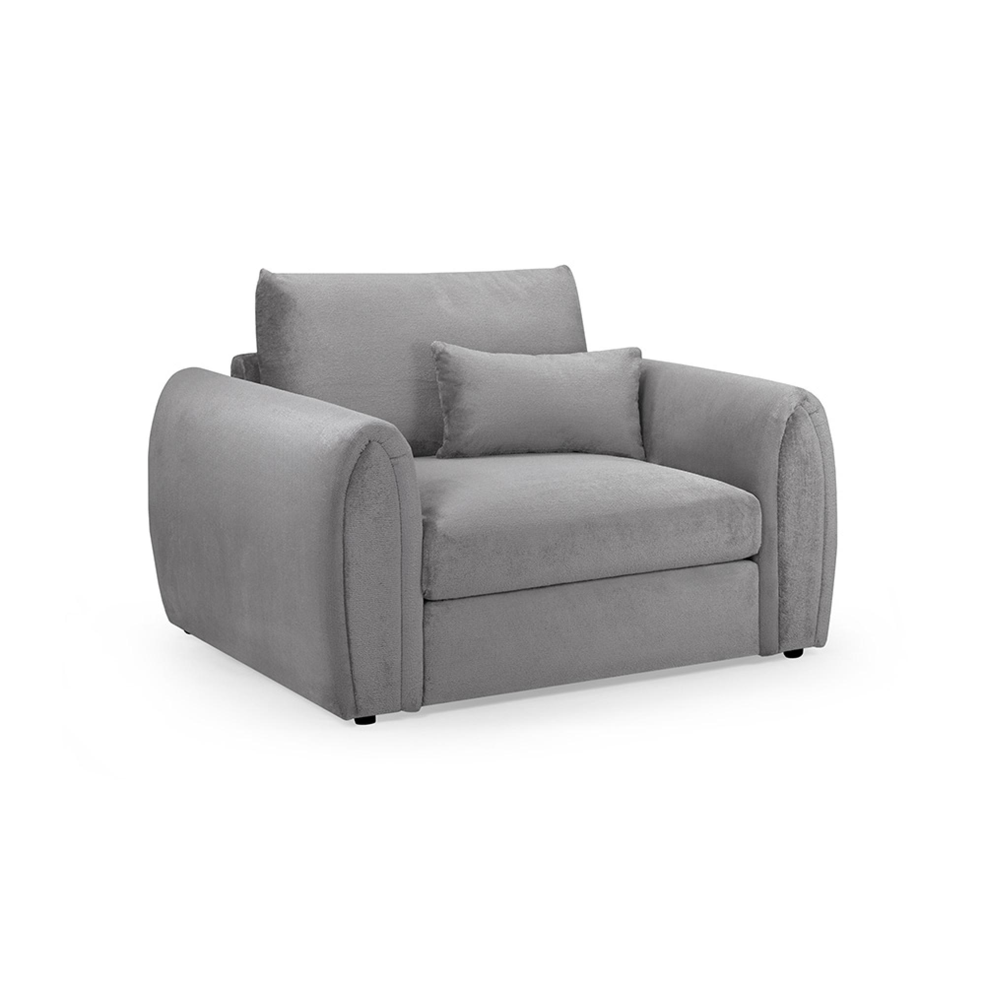 Mirabel Armchair - Grey Fabric