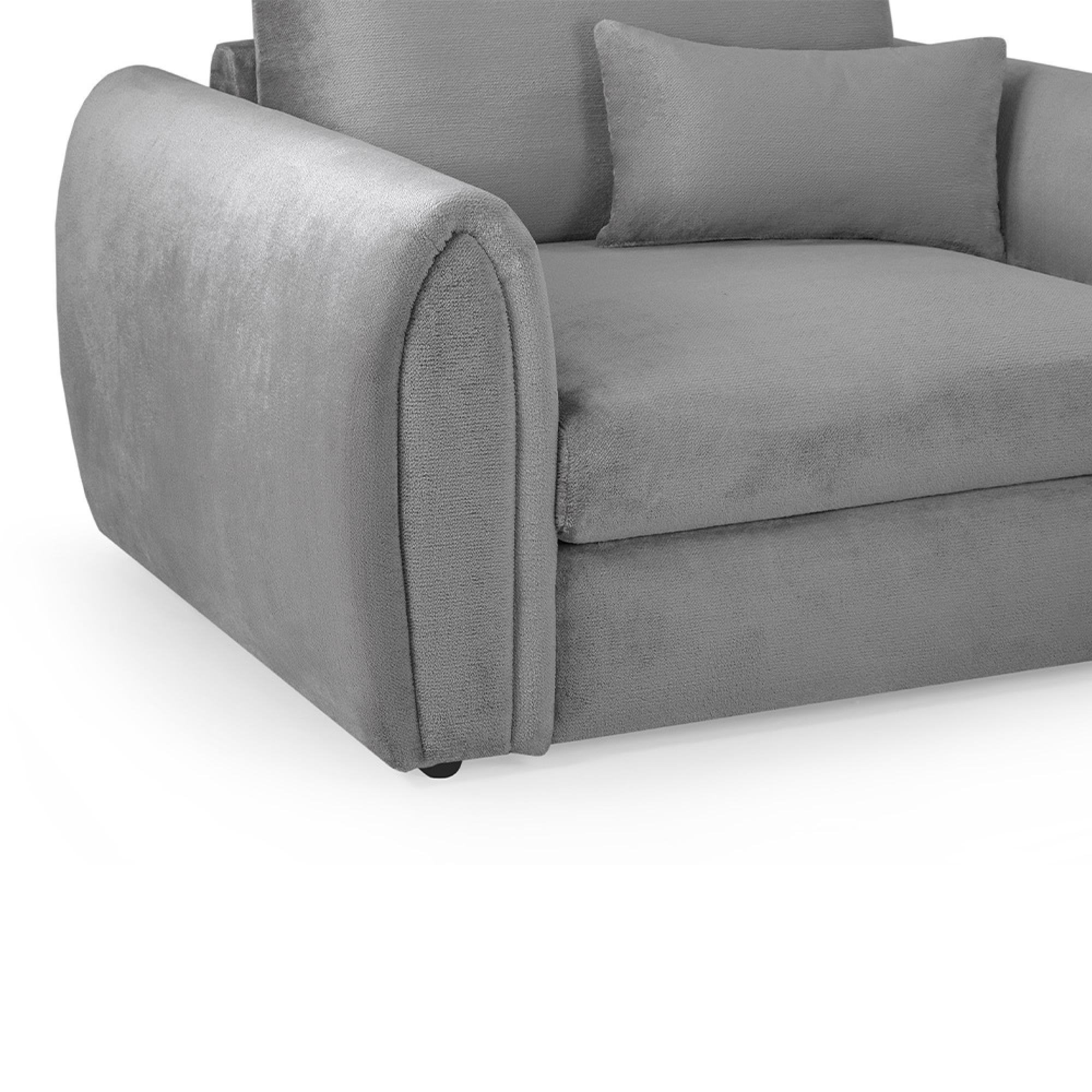 Mirabel Armchair - Grey Fabric