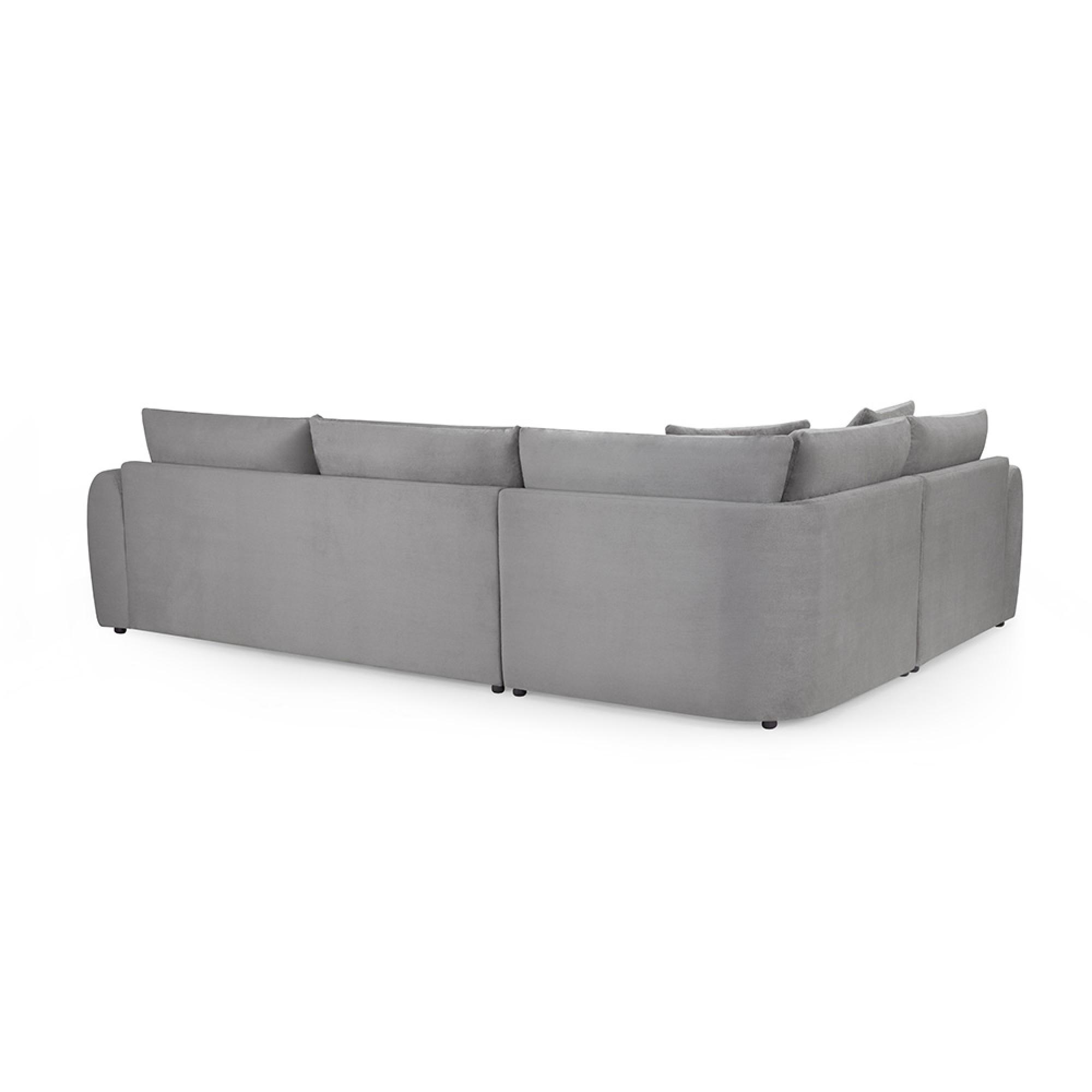 Mirabel Corner Sofa - Grey Fabric - LHF