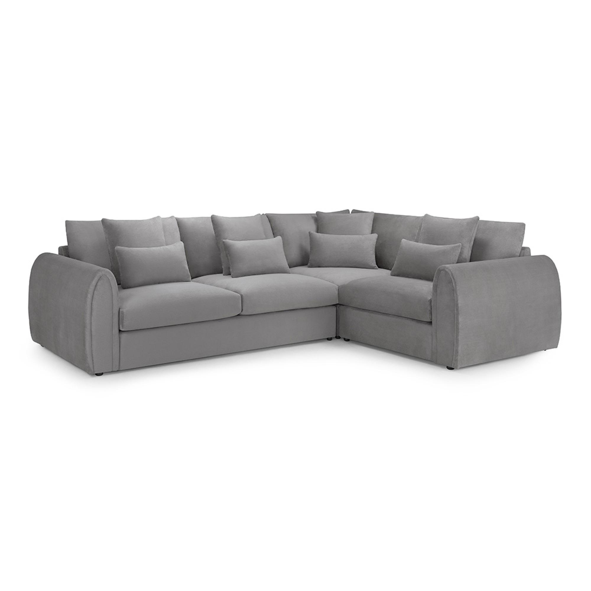 Mirabel Corner Sofa - Grey Fabric - RHF