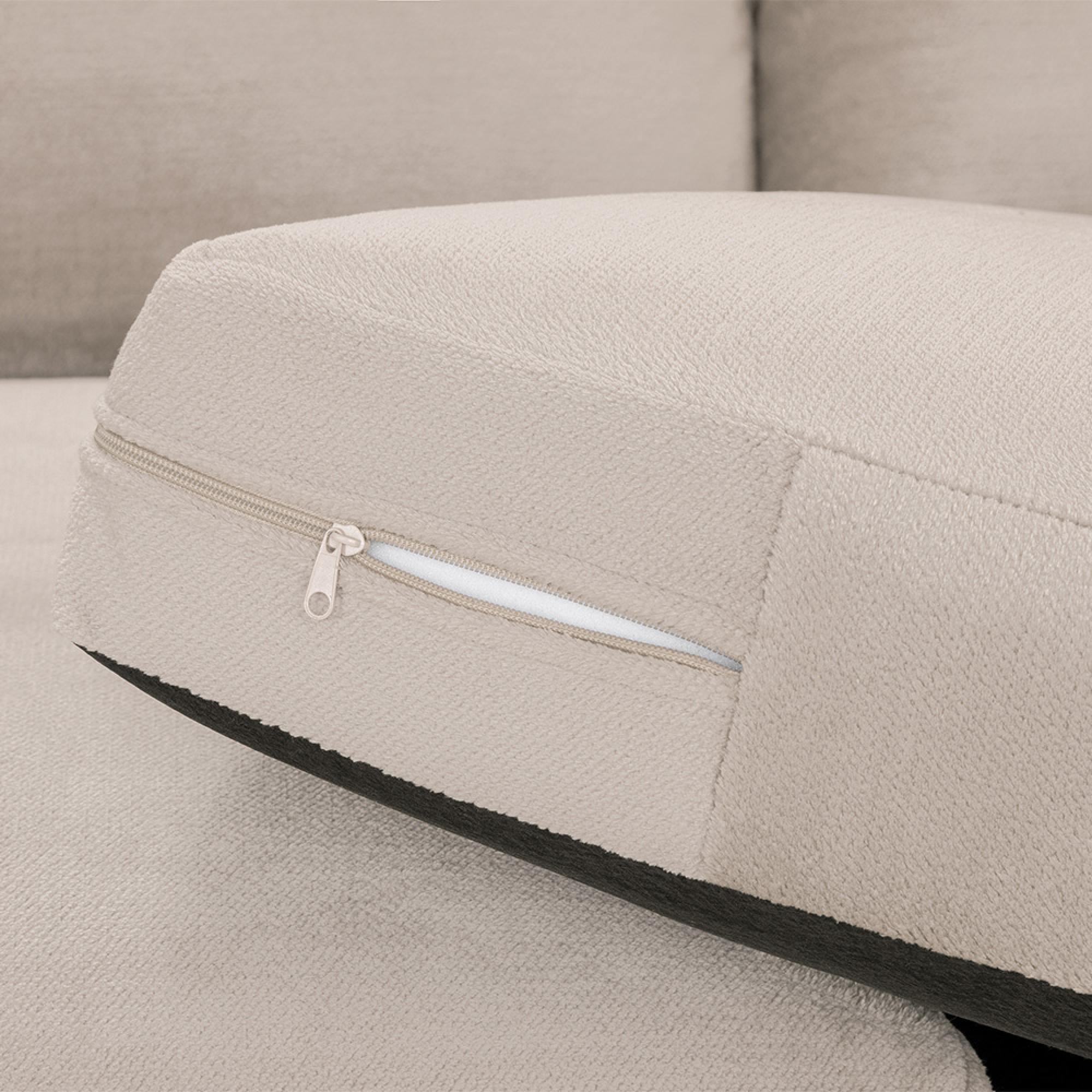 Mirabel Corner Sofa - Mocha Fabric - RHF
