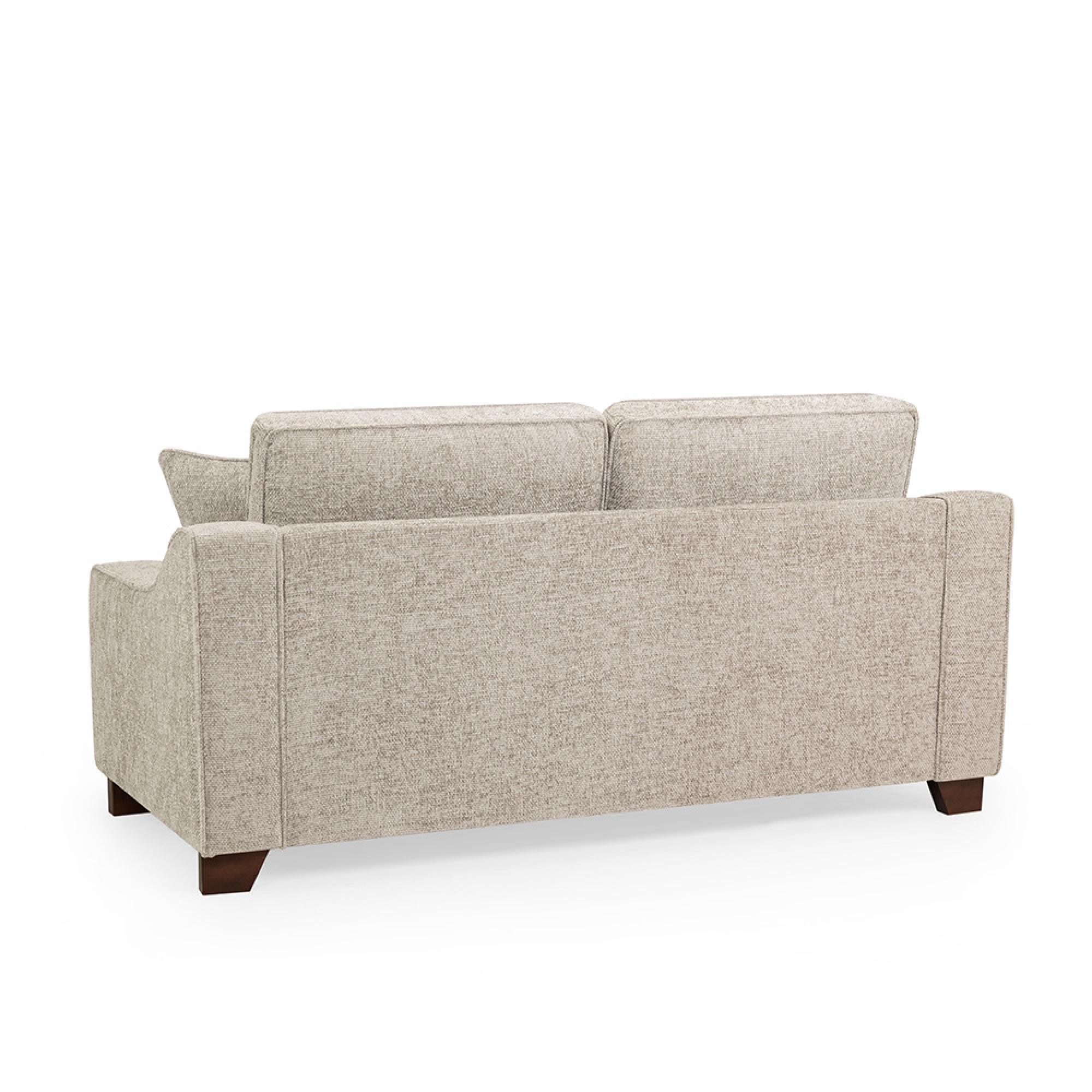 Nebraska Sofa Set - Beige Fabric - 3+1+1 Seater