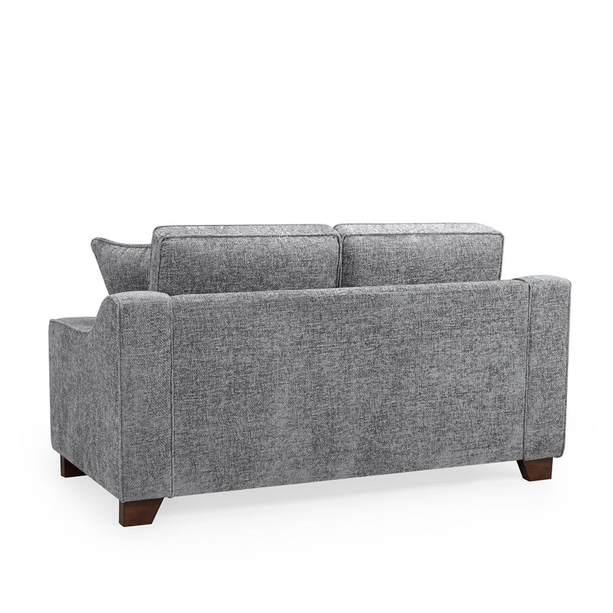 Nebraska Sofa Set - Slate Grey Fabric - 3+2 Seater