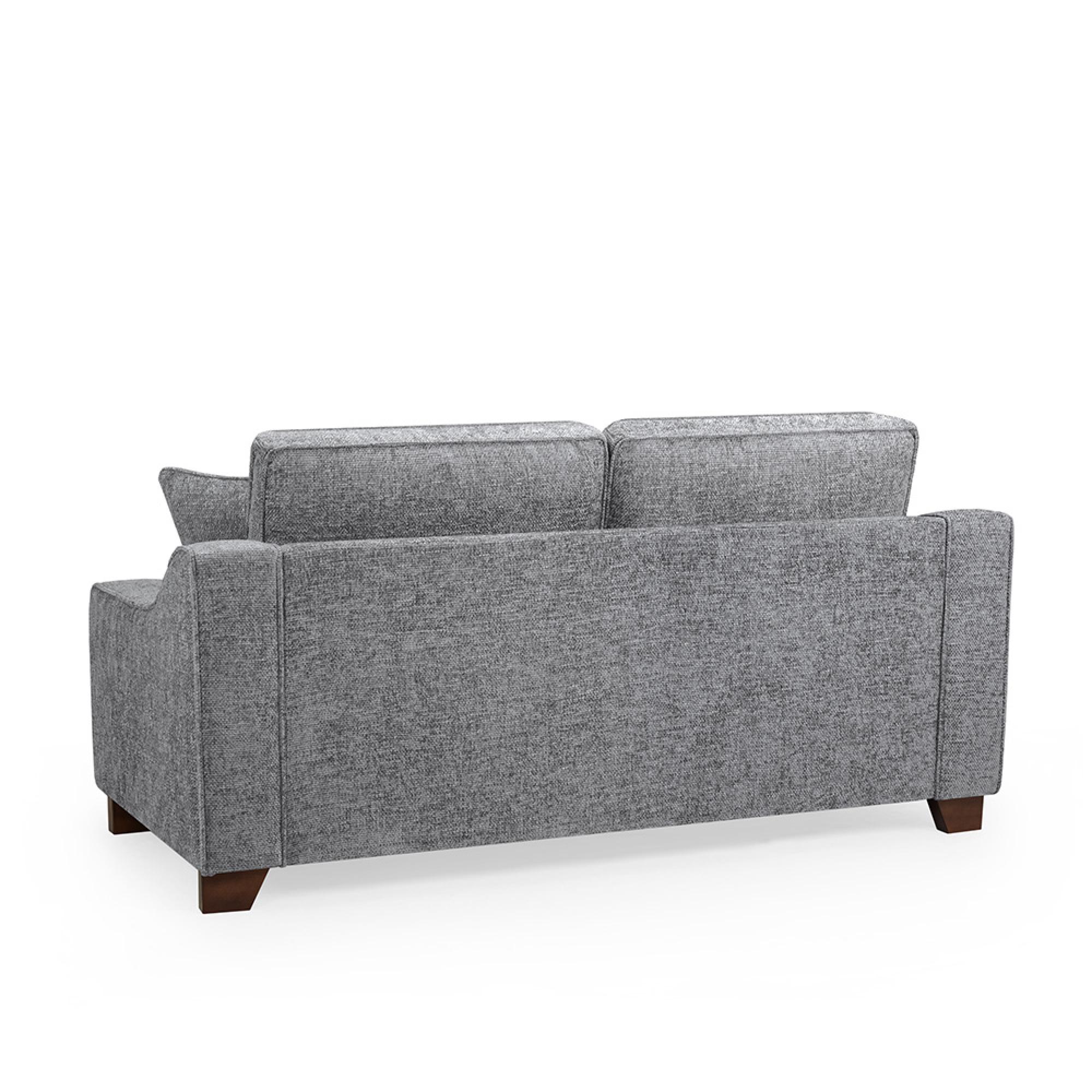 Nebraska Sofa - Slate Grey Fabric - 3 Seater