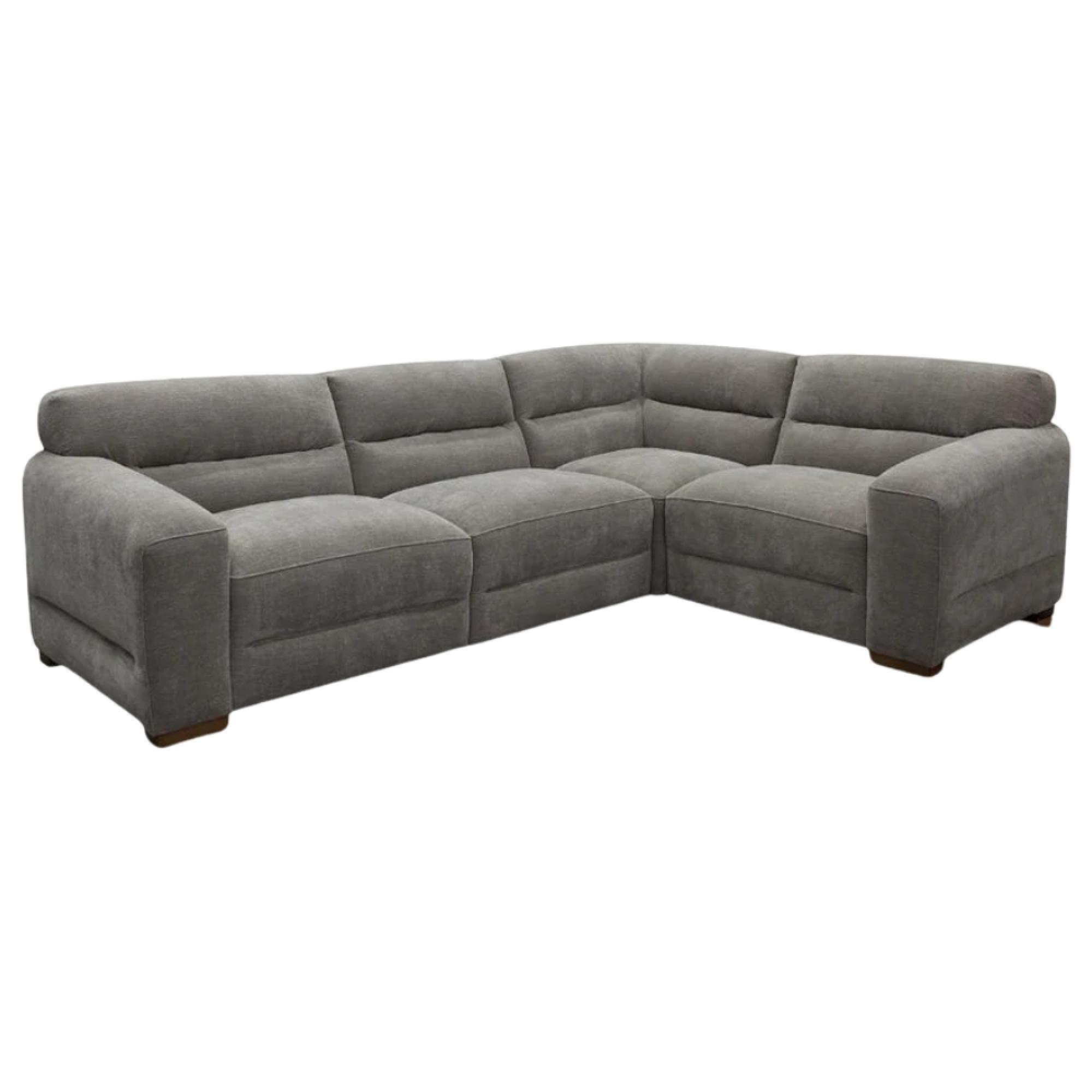 Chicago Universal Corner Sofa - Grey Fabric