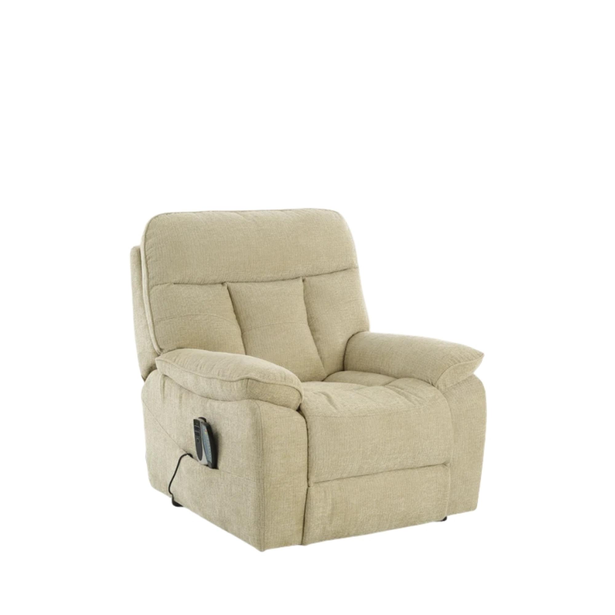 Cornwall Rise Recliner Armchair - Beige Fabric