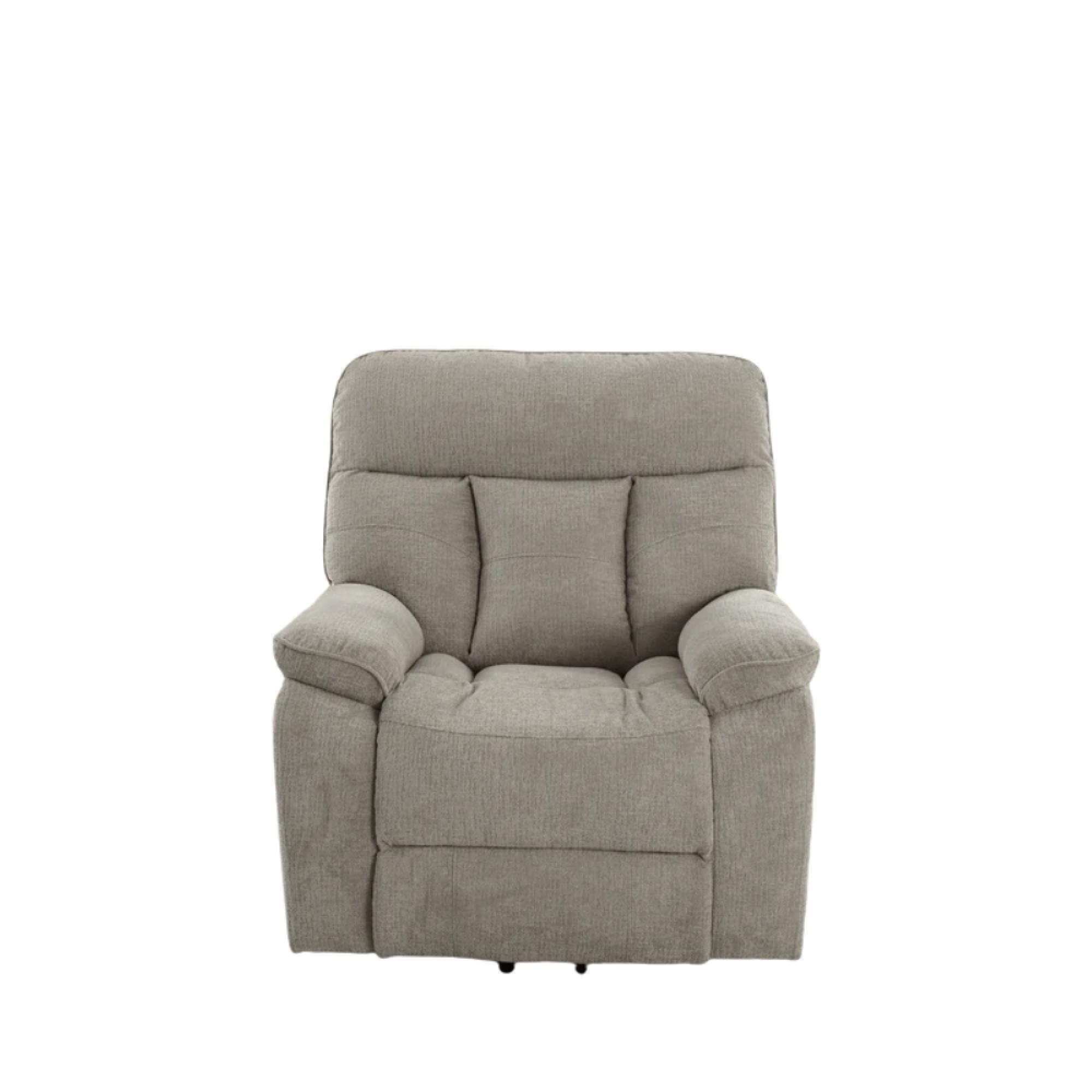 Cornwall Rise Recliner Armchair - Grey Fabric