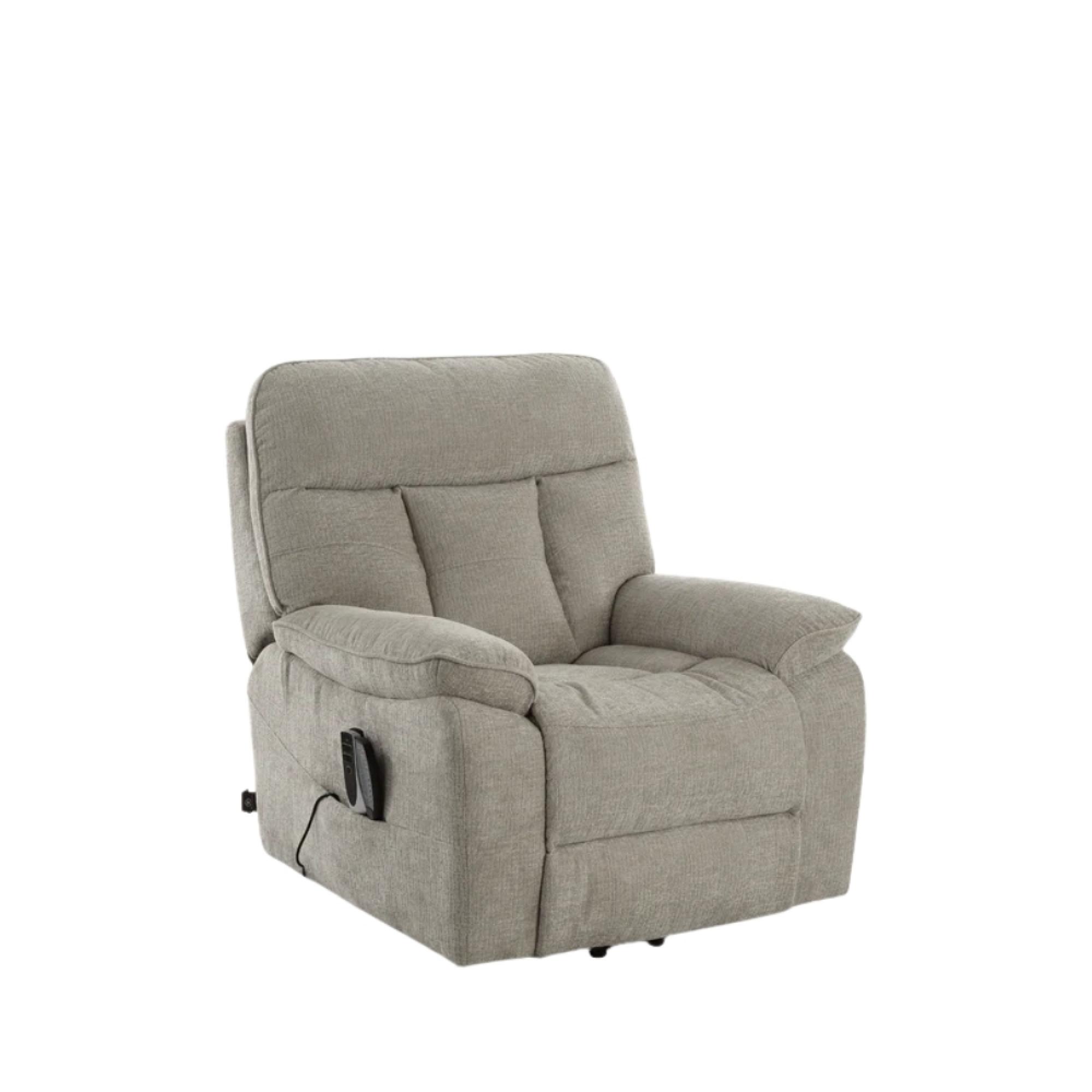 Cornwall Rise Recliner Armchair - Grey Fabric