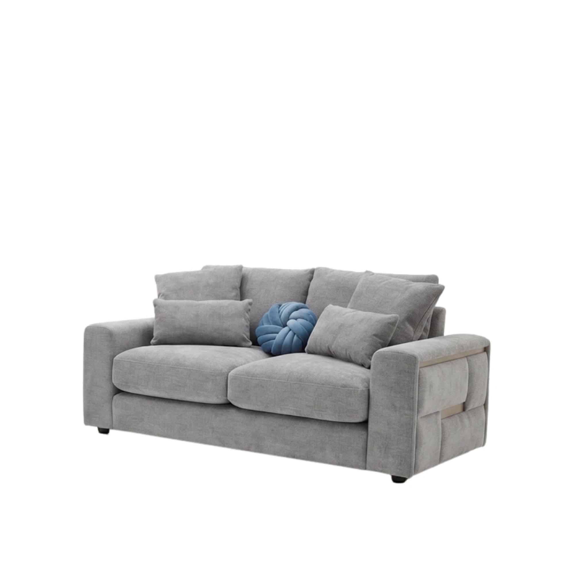 Jupiter Sofa - Grey Fabric - 3+2 Seater