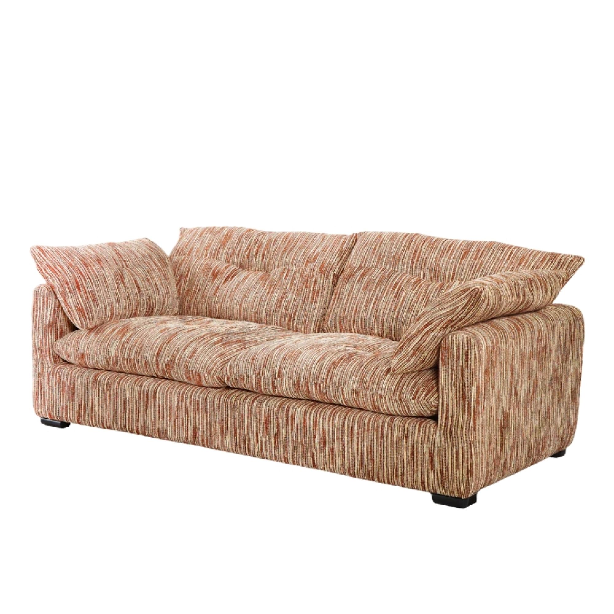 Quetta Sofa - Beige Fabric - 3 Seater