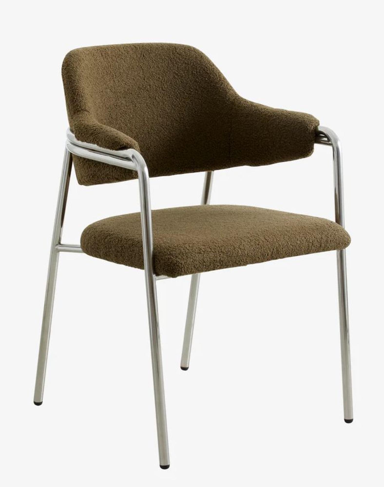 Albert Armchair - Teddy Fabric - Green