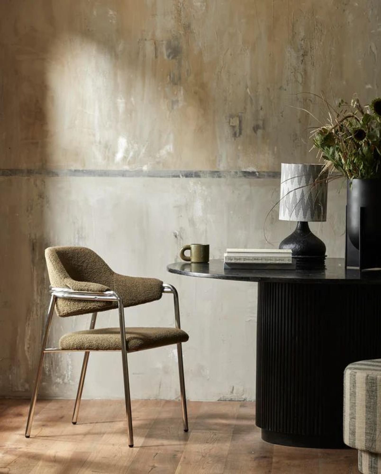 Albert Armchair - Teddy Fabric - Green