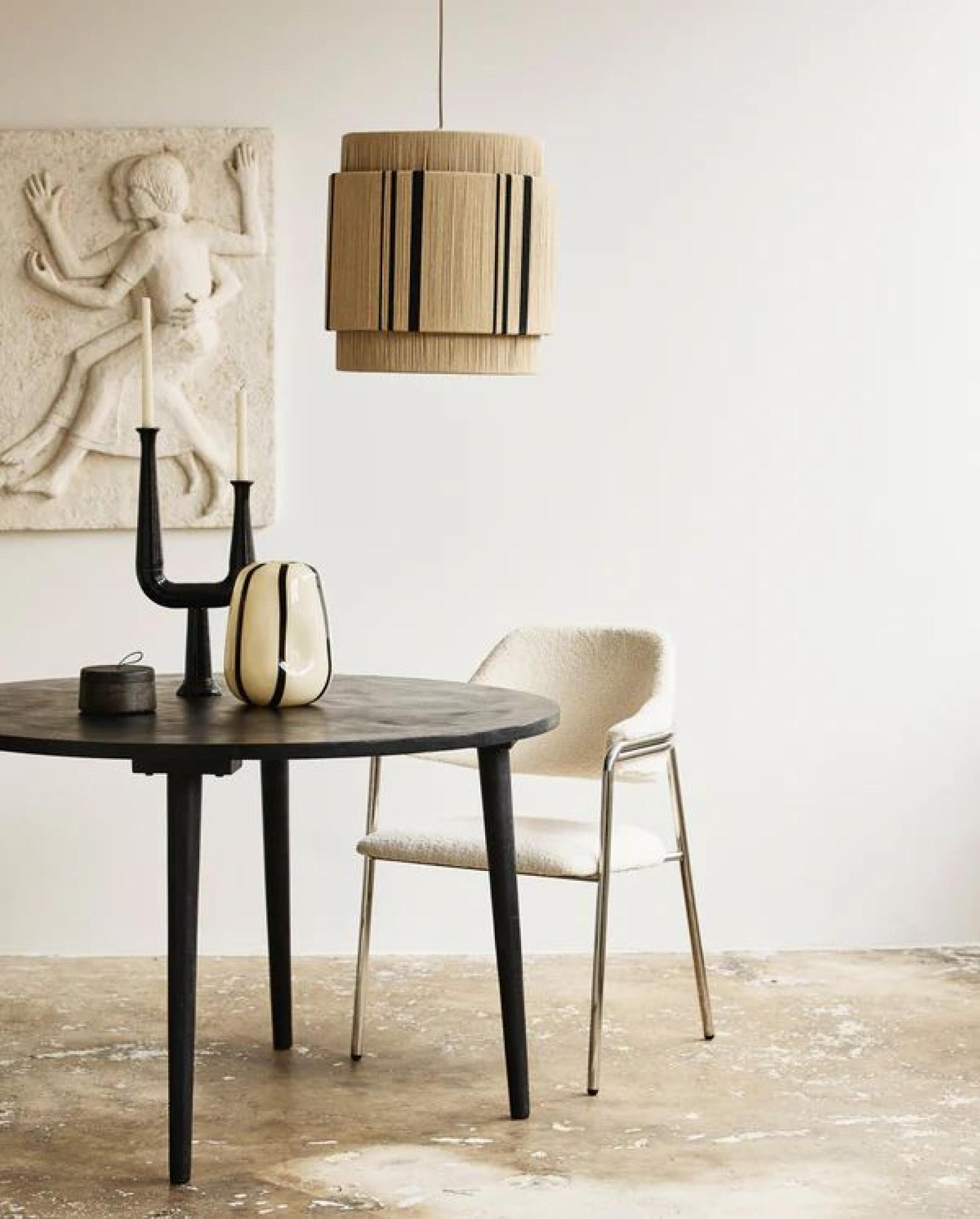 Albert Armchair - Teddy Fabric - White