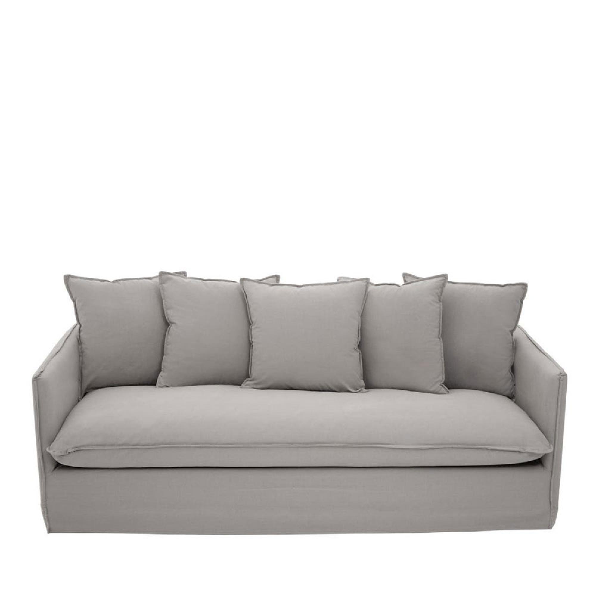 Antibes Sofa - 3 Seater - Grey Fabric