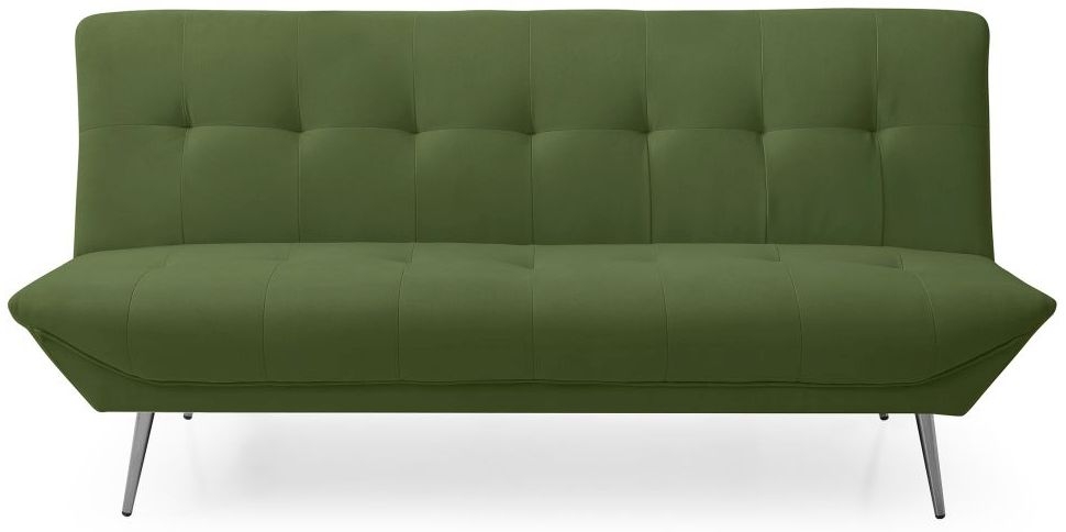 Ashley Grey Fabric Click Clack Sofa Bed - 2 Seater