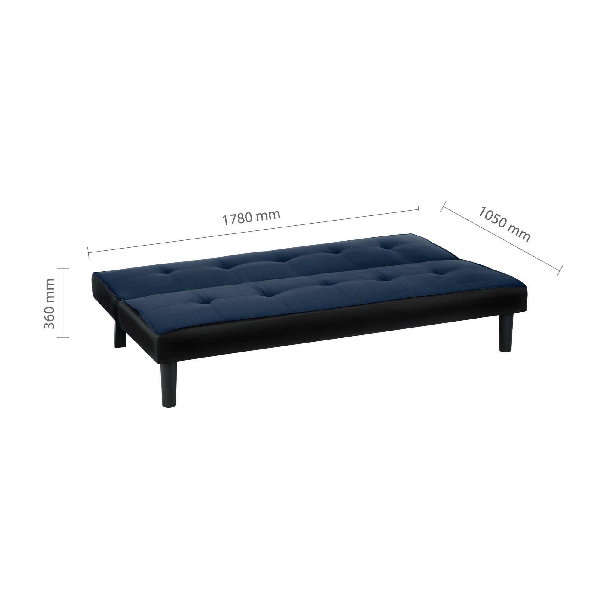 Aurora Sofa Bed - Midnight Blue Fabric