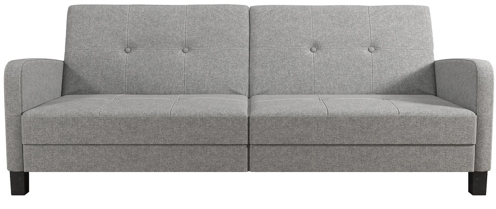 Bon Grey Linen Fabric 2 Seater Sofa Bed - 2211429WCUK