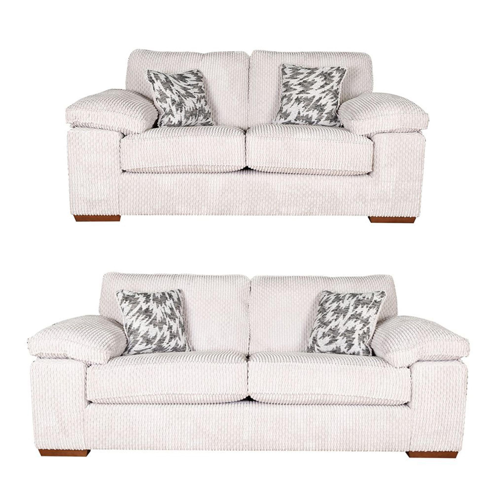 Buoyant Lara Fabric Sofa Set - 3+2 Seater - Variation Available