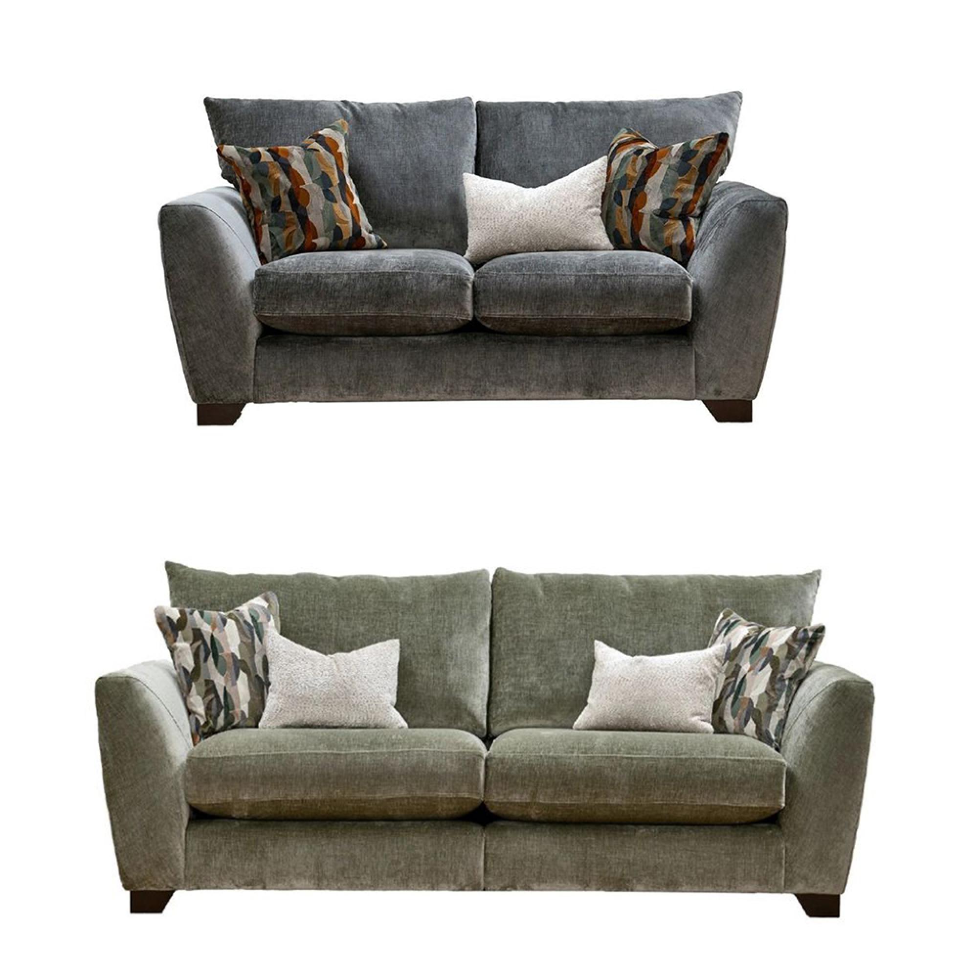 Buoyant Mala Fabric Sofa Set - 3+2 Seater - Variation Available