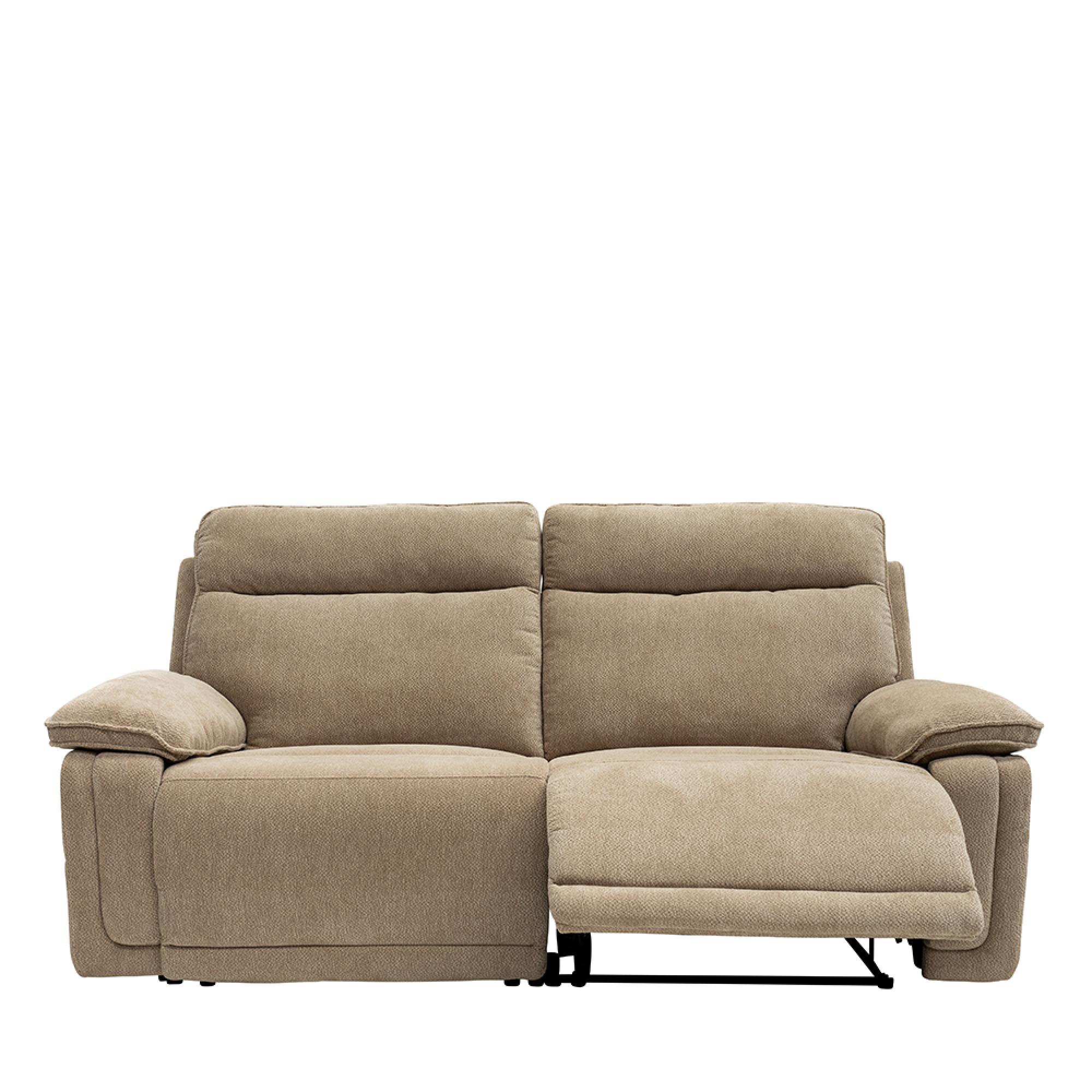Cadenza Sofa - 2 Seater - Electric Recliner - Camel Fabric