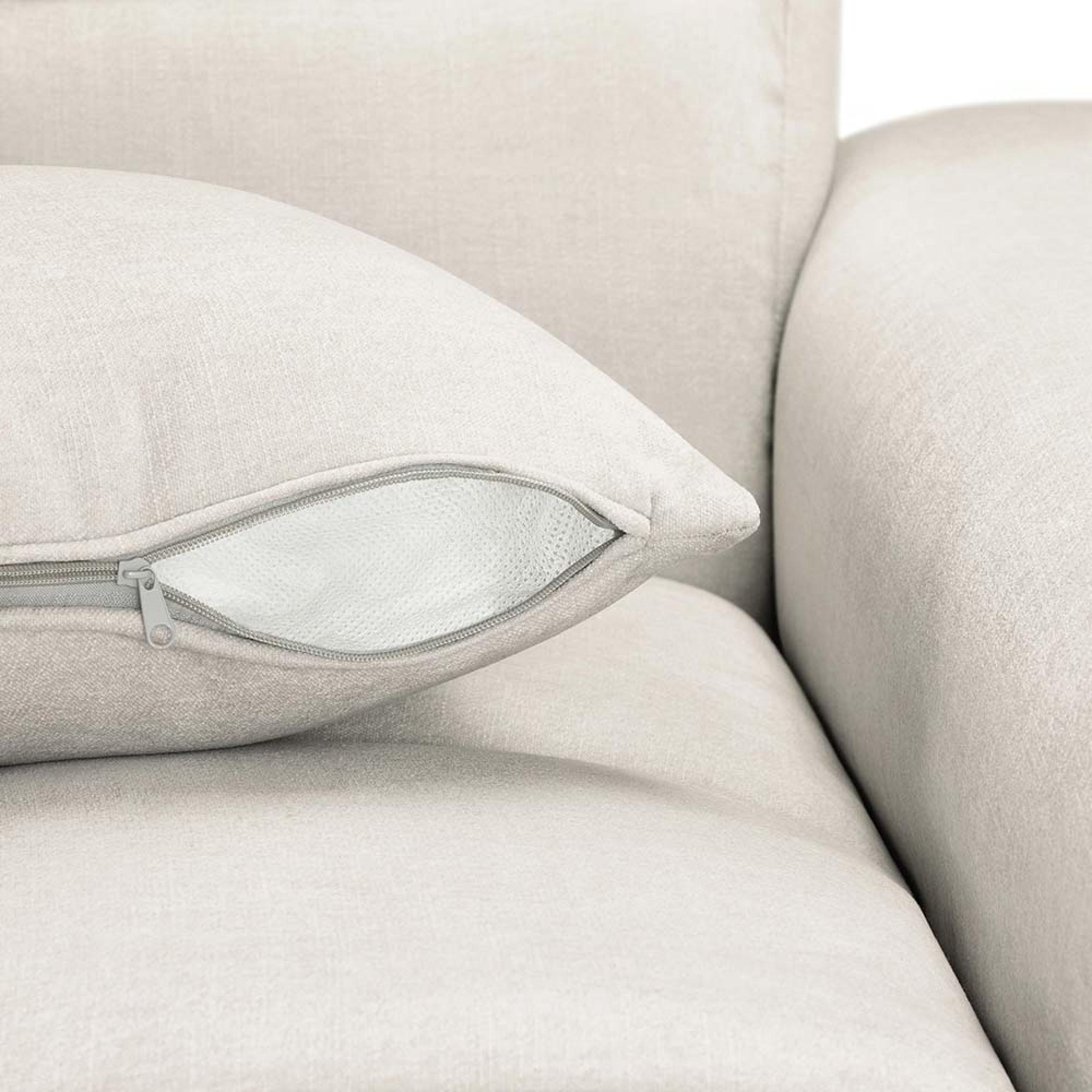 Jacob Corner Sofa - Cream Fabric - LHF