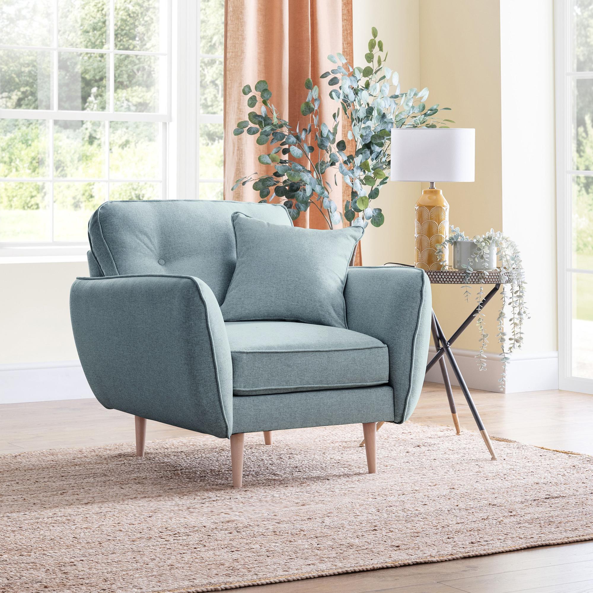 Kendal Lagoon Fabric Armchair