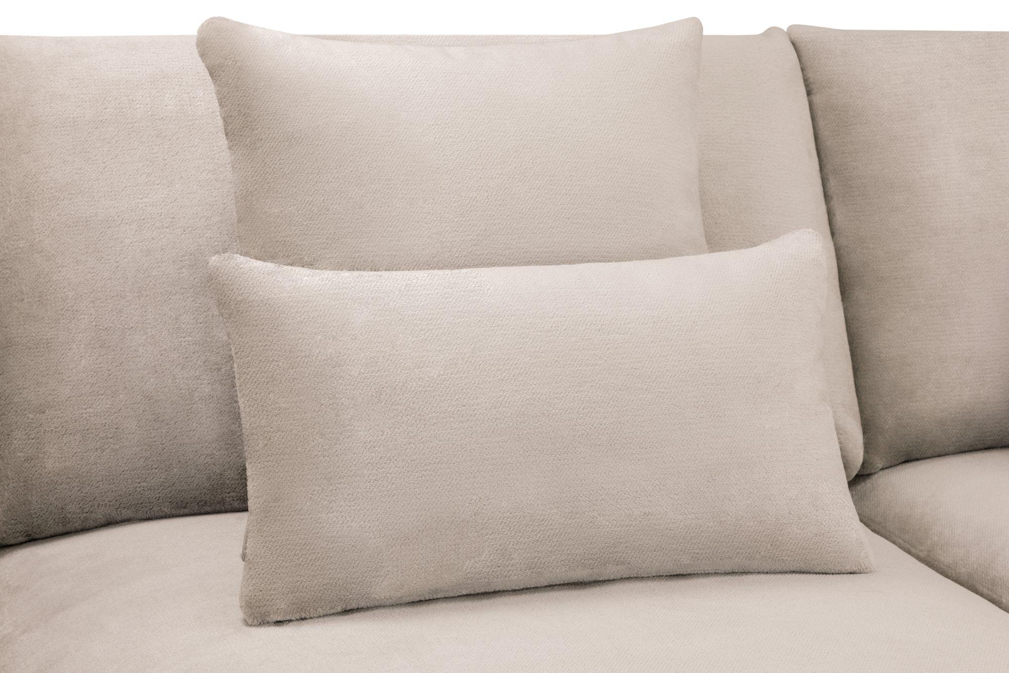 Mirabel Large Corner Sofa - Mocha Fabric