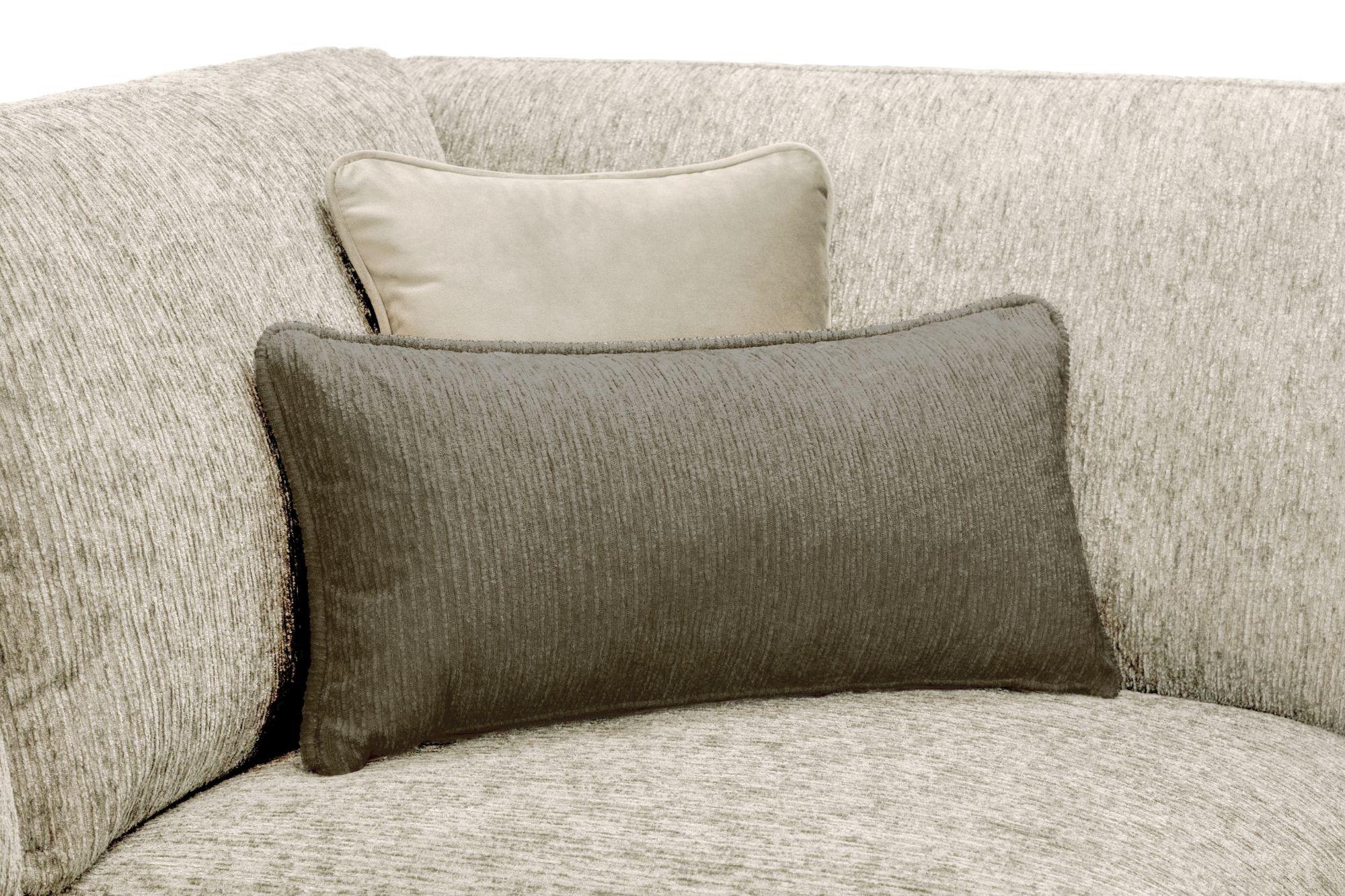 Naples Sofa Set - Beige Fabric - 3+2 Seater