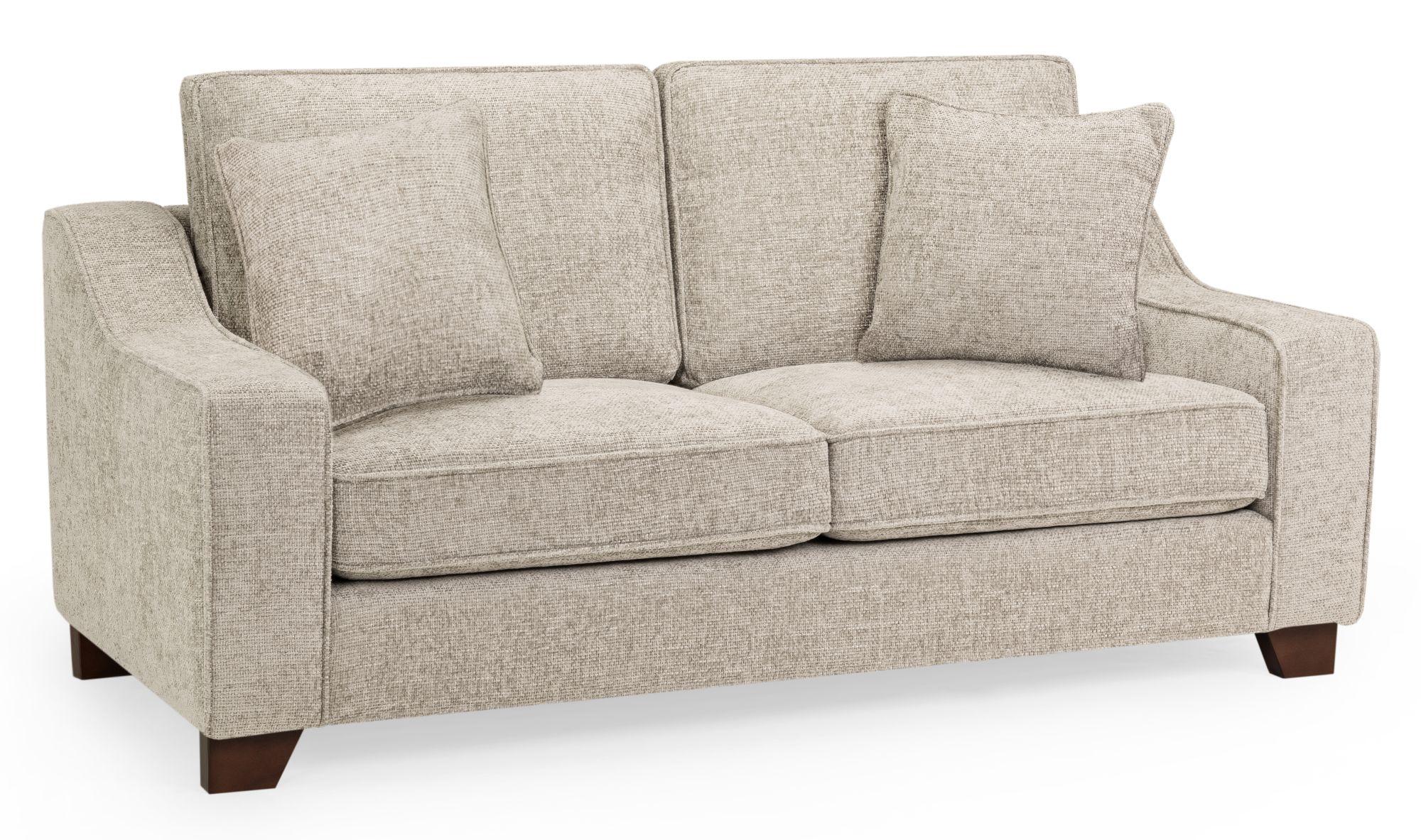 Nebraska Sofa - Beige Fabric - 3 Seater
