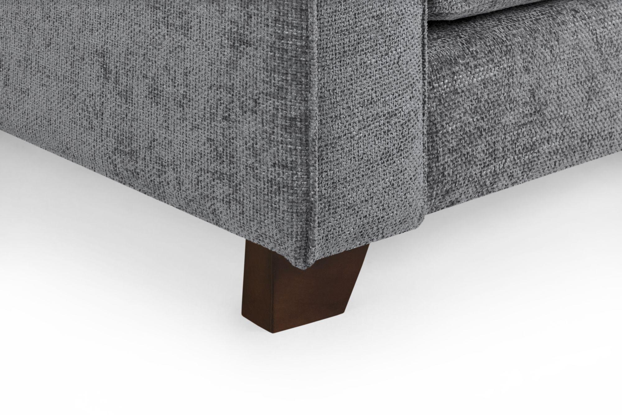 Nebraska Armchair - Slate Grey Fabric