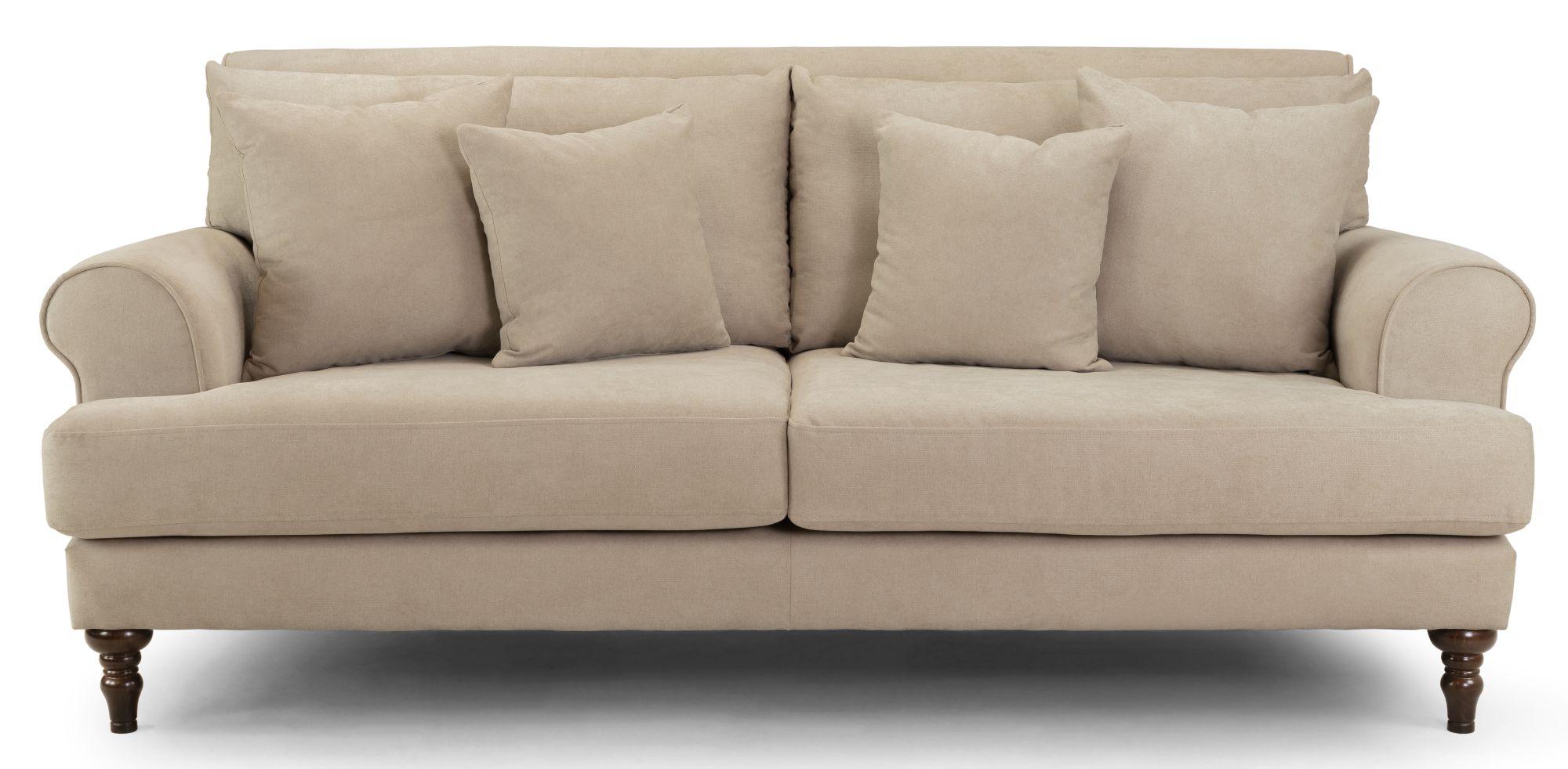 Summer Sofa - Beige Fabric - 3 Seater