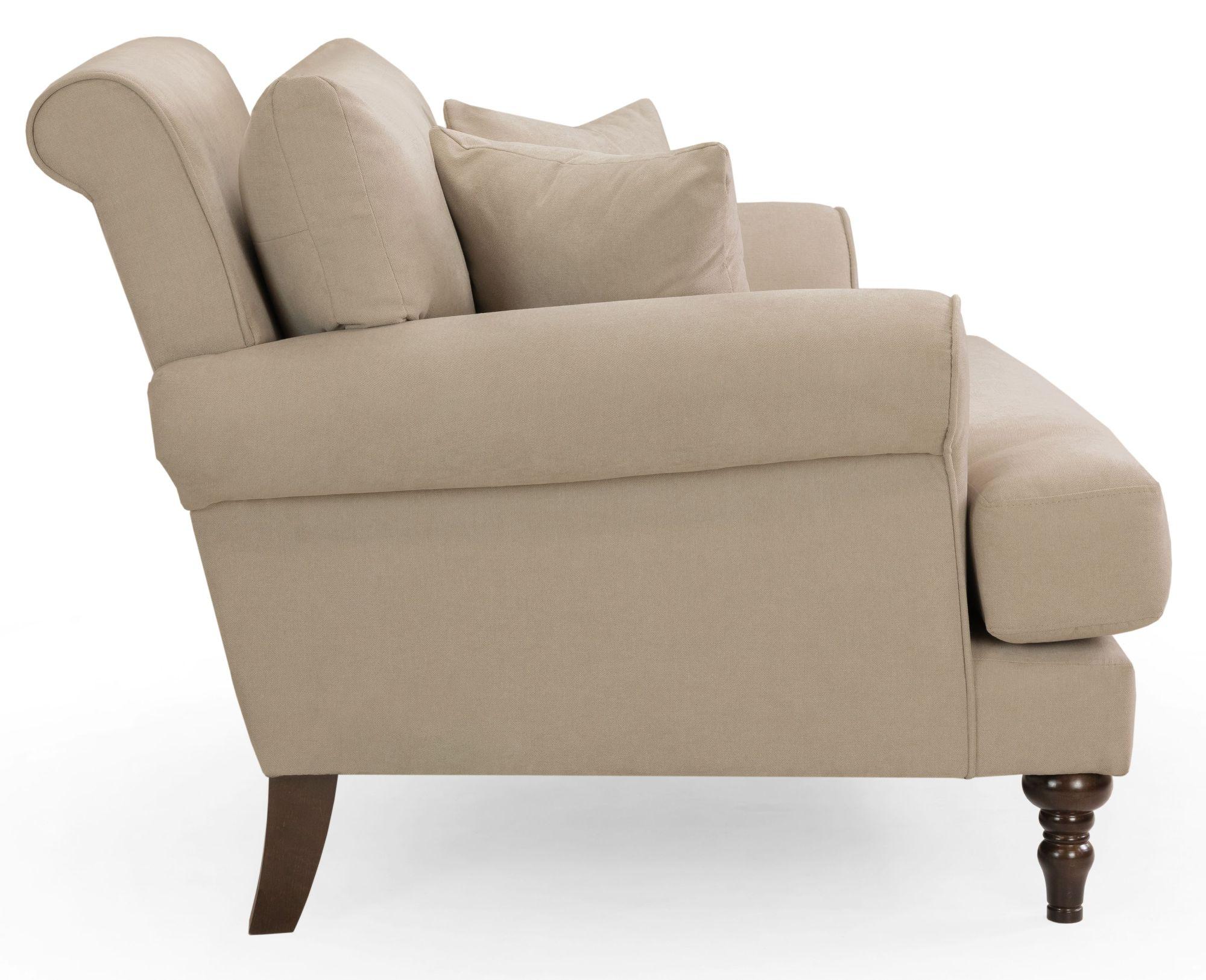 Summer Sofa - Beige Fabric - 3 Seater