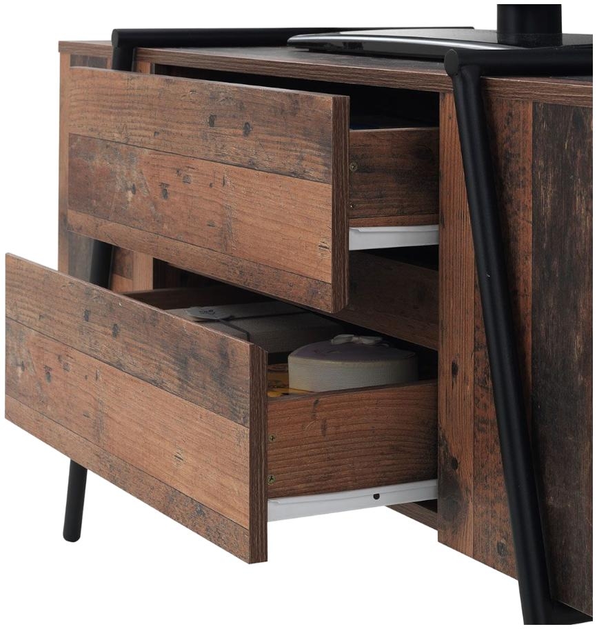 Alpena Rustic Oak 120cm TV Unit