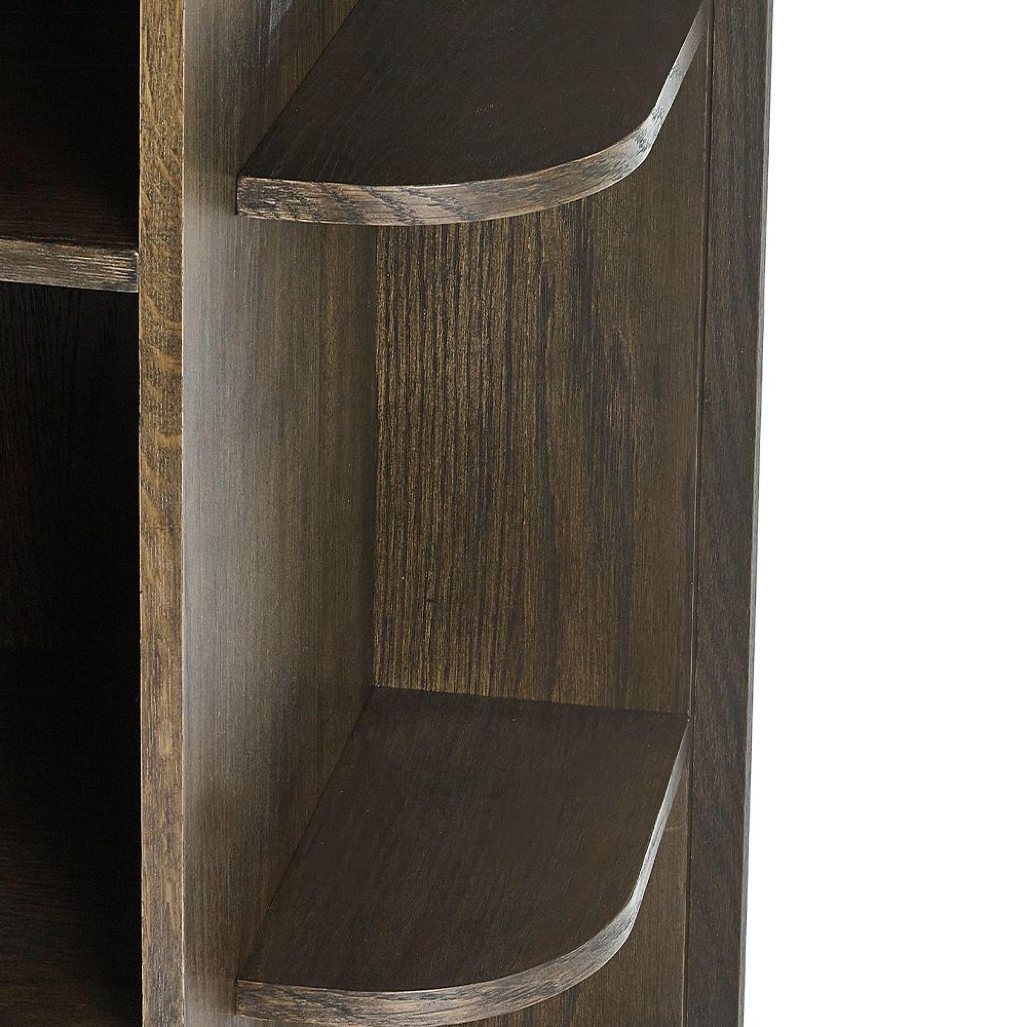 Arya Ribbed Dark Oak TV Unit - 160cm