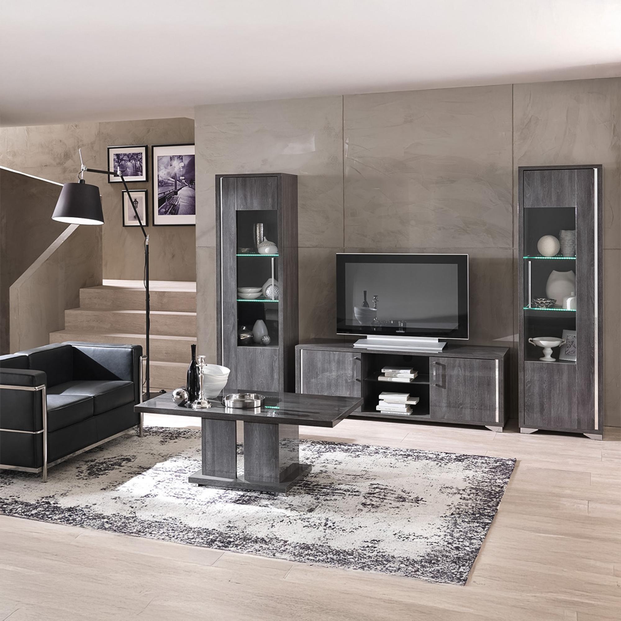 Augusta Grey Oak Effect 157cm TV Unit