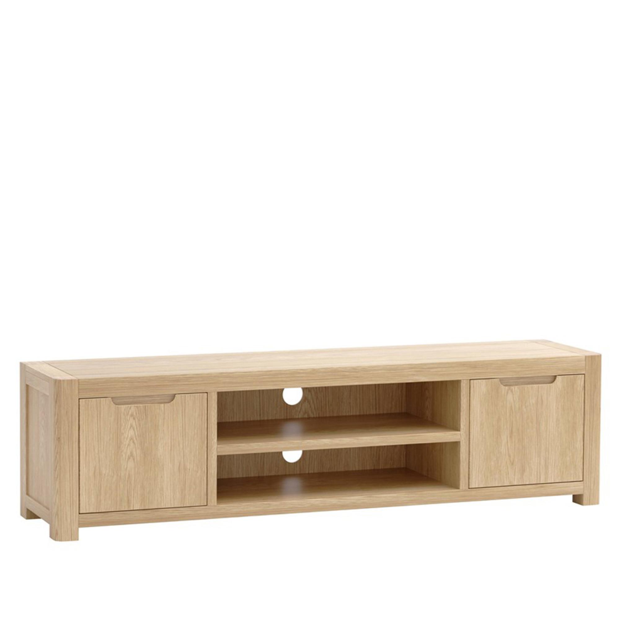Carly TV Unit - 2 Door - Large - Oak