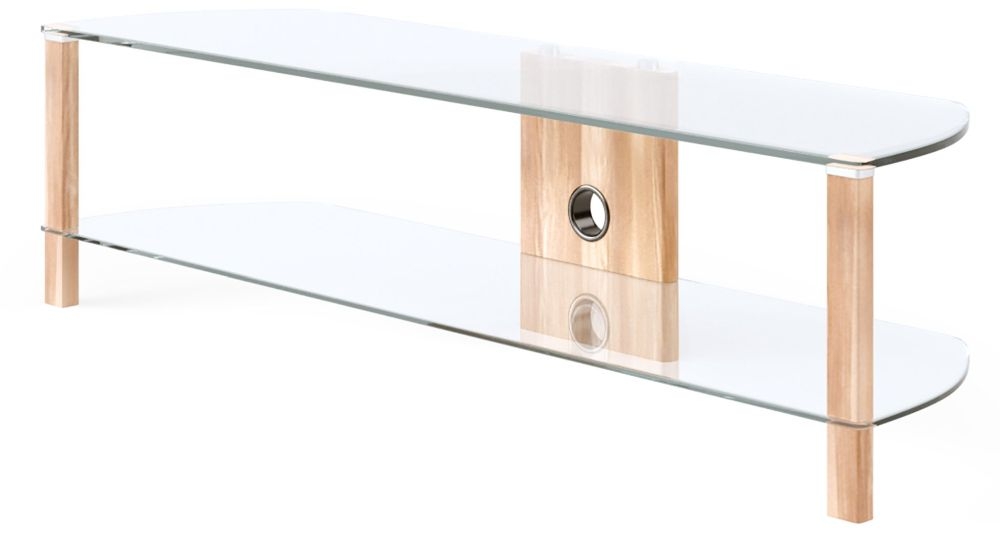 Century TV Stand - Clear Glass - 150cm - ADCE1500-LO