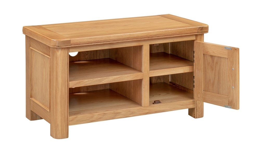 Clarion TV Unit - 1 Door - Small - Oak