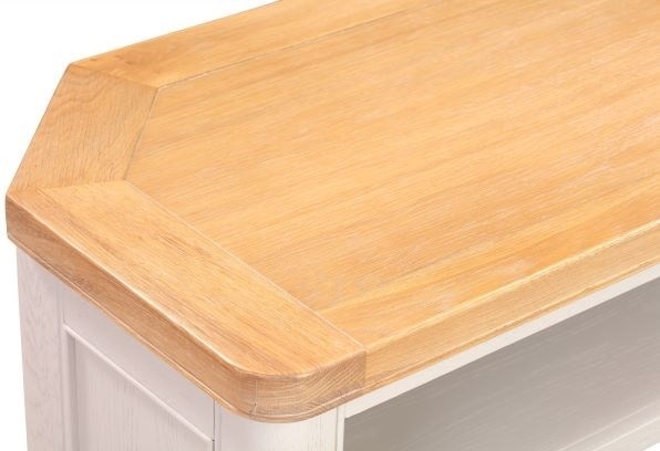 Clarion TV Unit - 1 Drawer - Corner - Oak and Grey